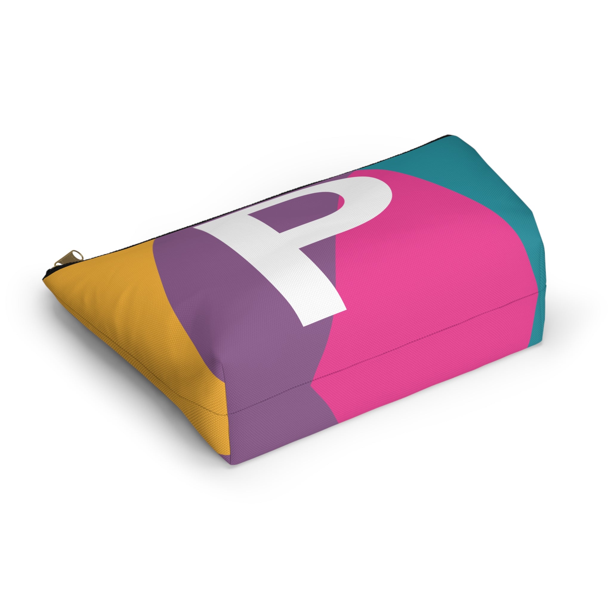 Colorblock Accessory Pouch — Monogram P T-Bottom Cosmetic Bag
