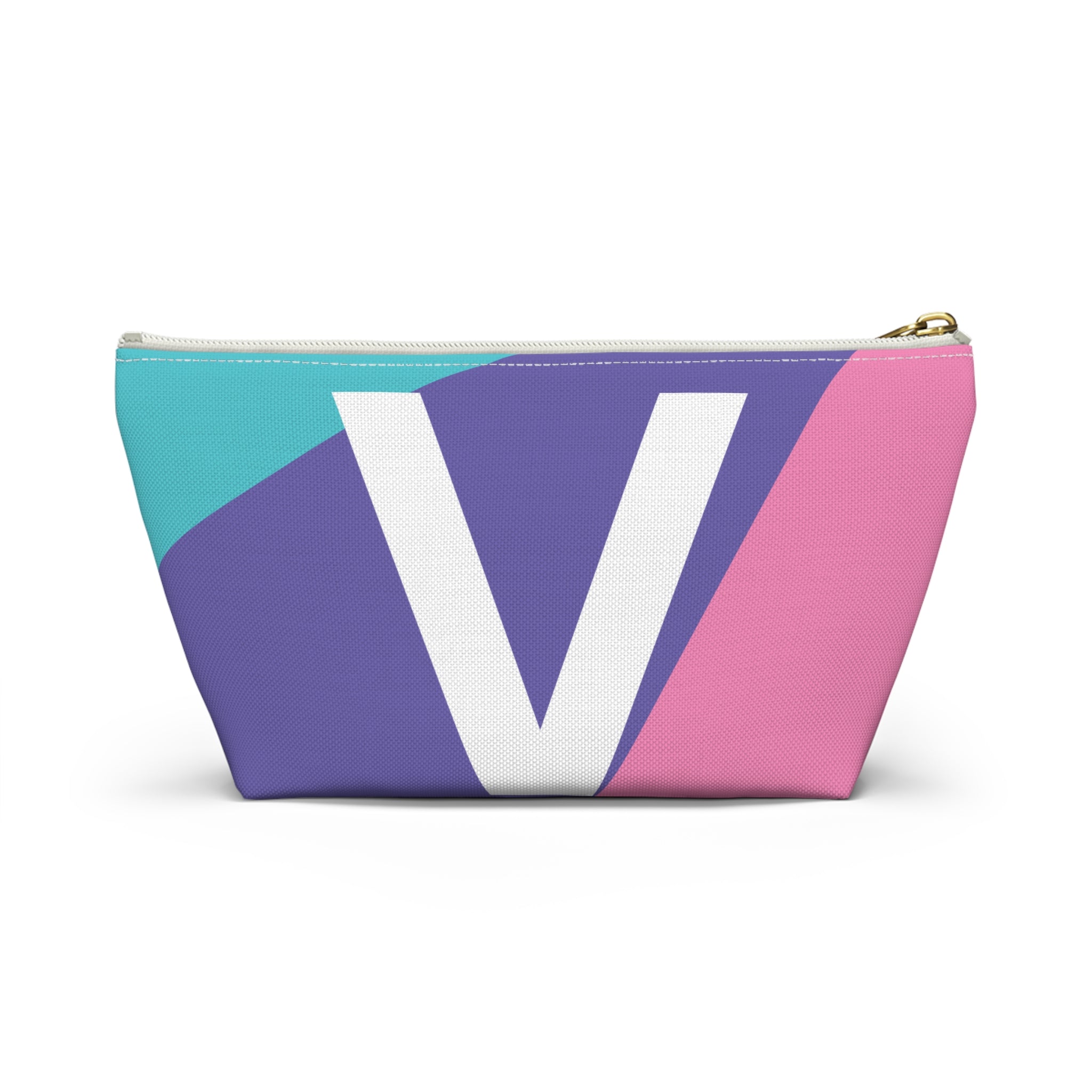 Colorblock Accessory Pouch — Monogram V T-Bottom Cosmetic Bag