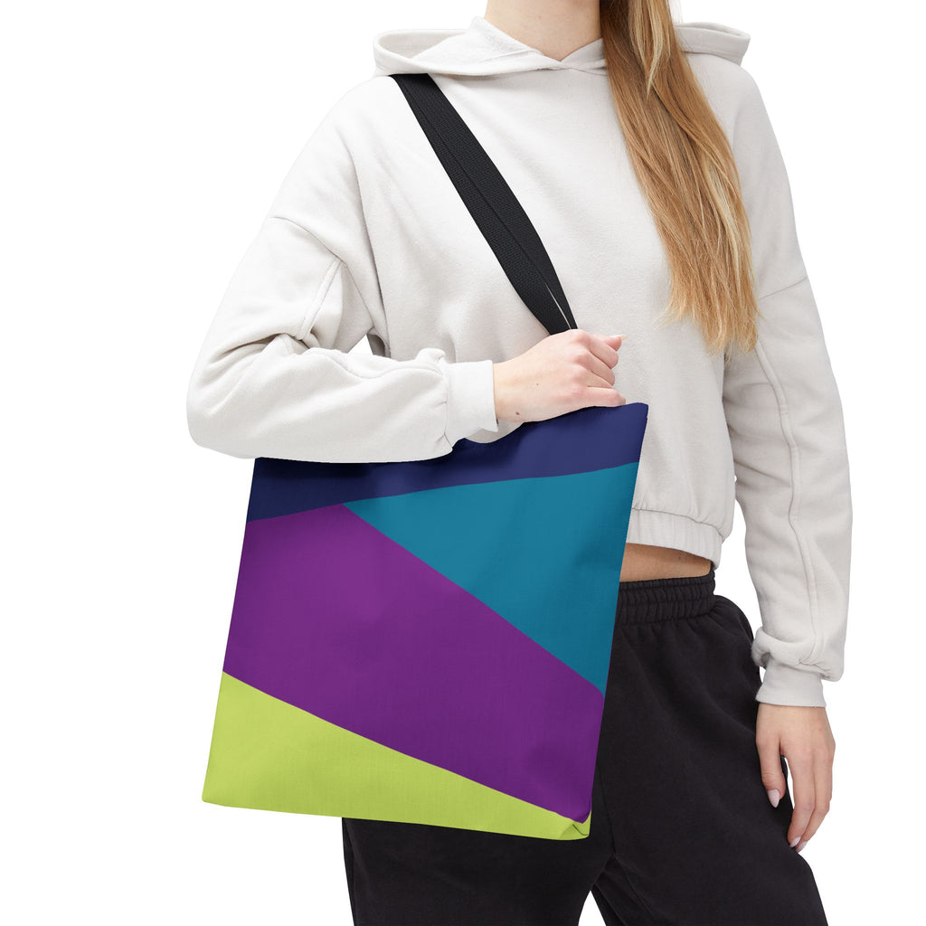 Colorblock Tote Bag