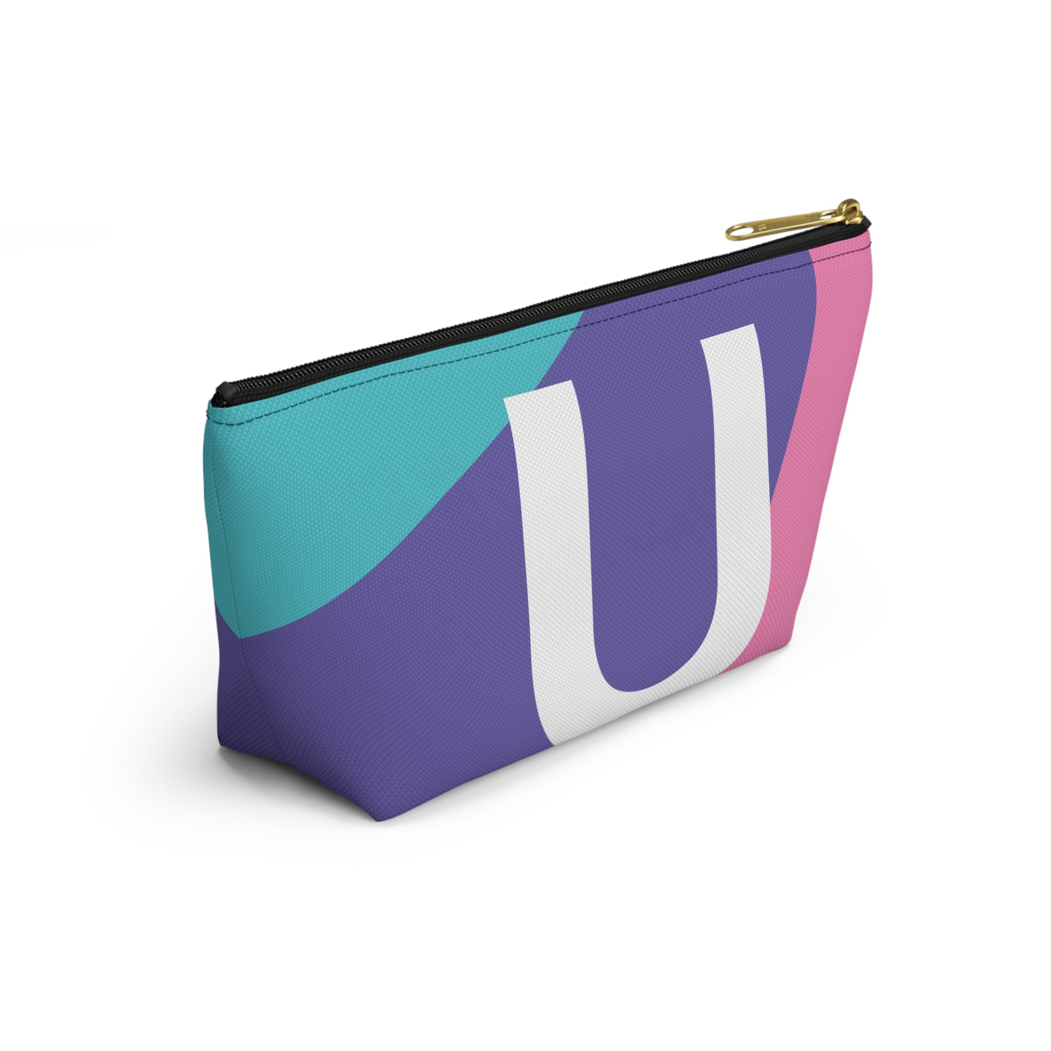 Colorblock Accessory Pouch — Monogram U T-Bottom Cosmetic Bag