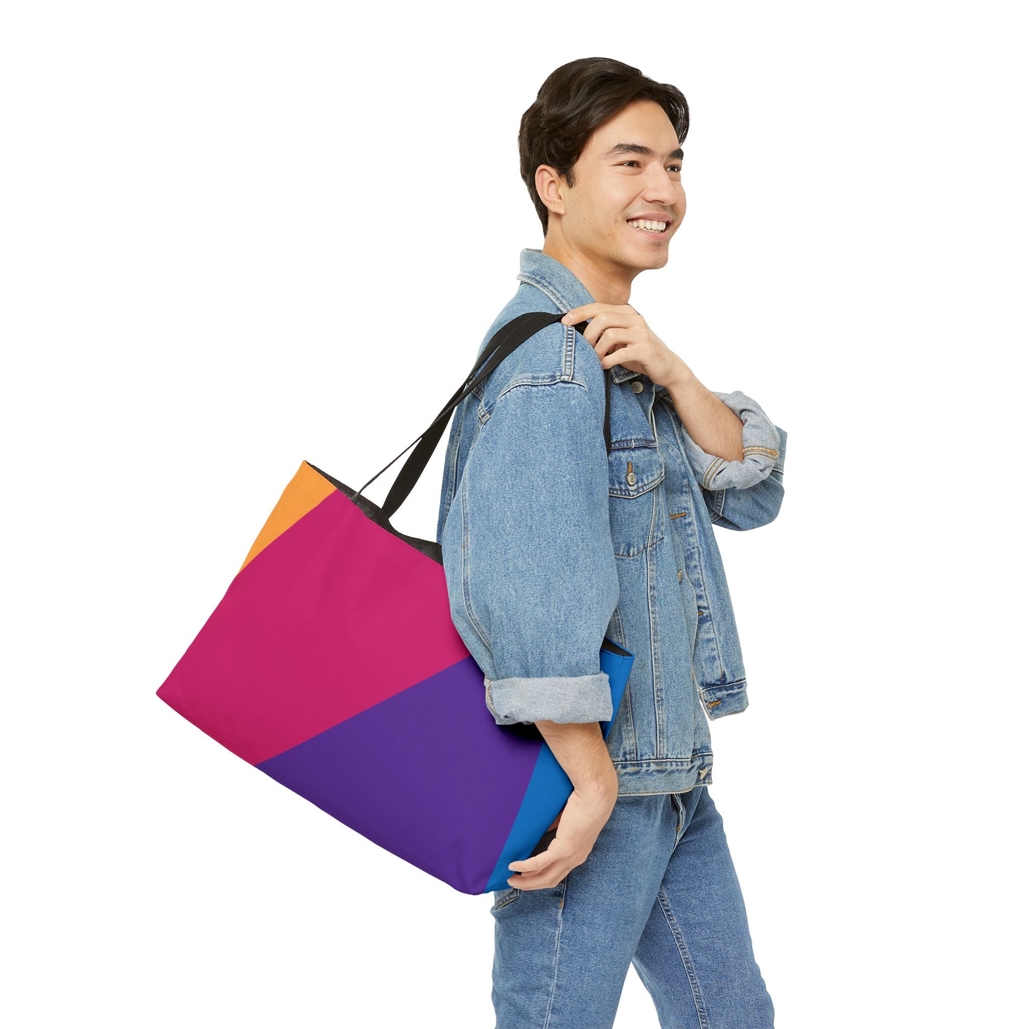 Colorblock Tote Bag