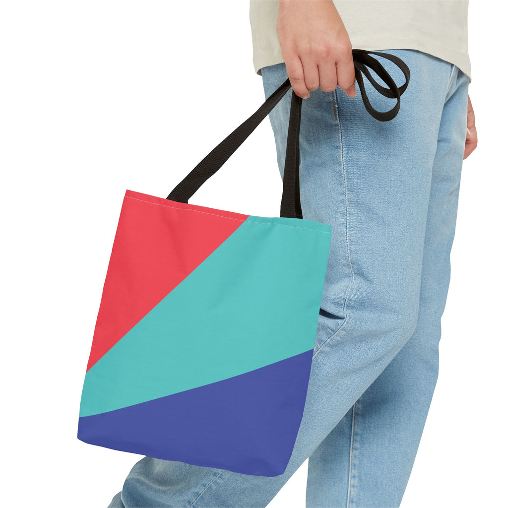 Colorblock Tote Bag