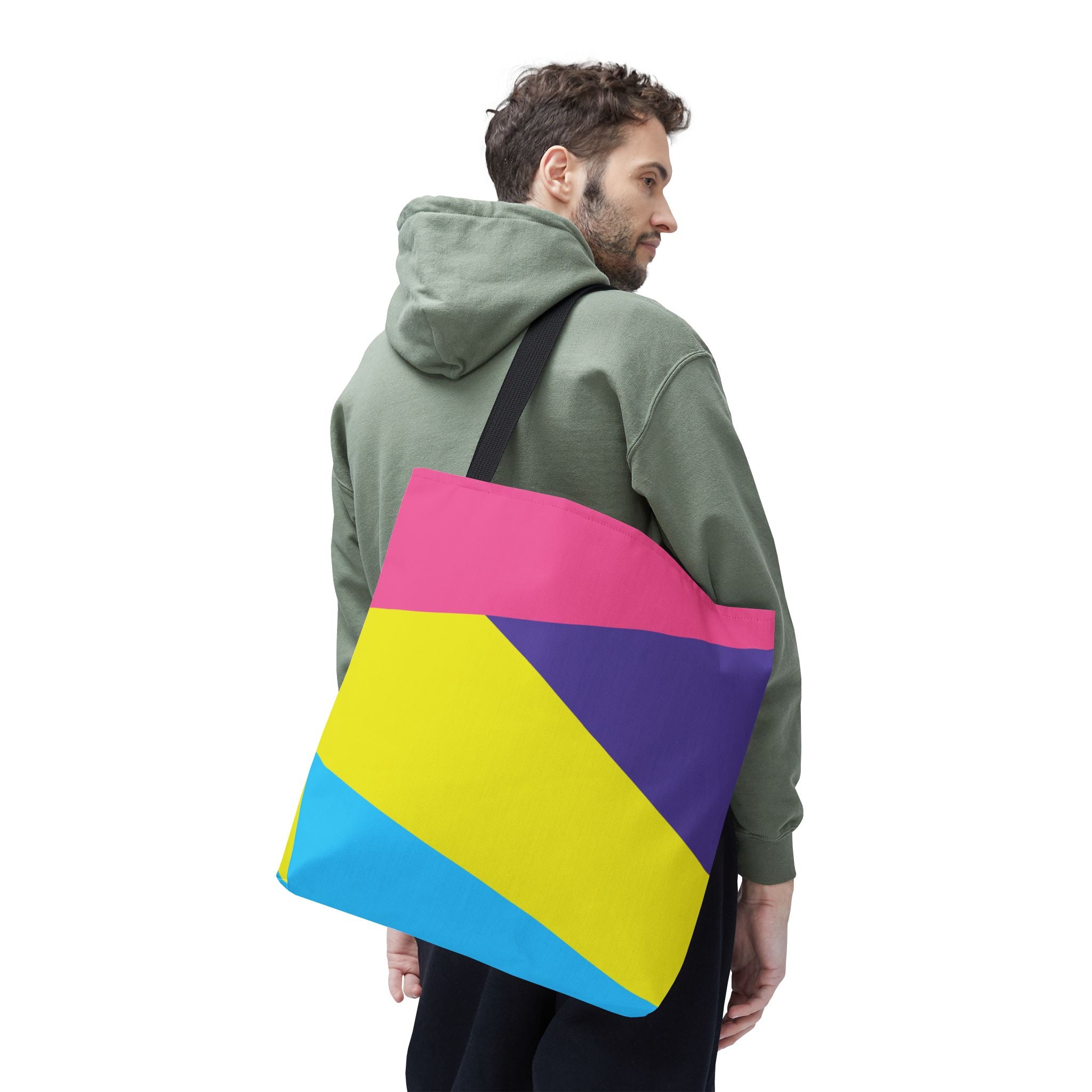 Colorblock Tote Bag