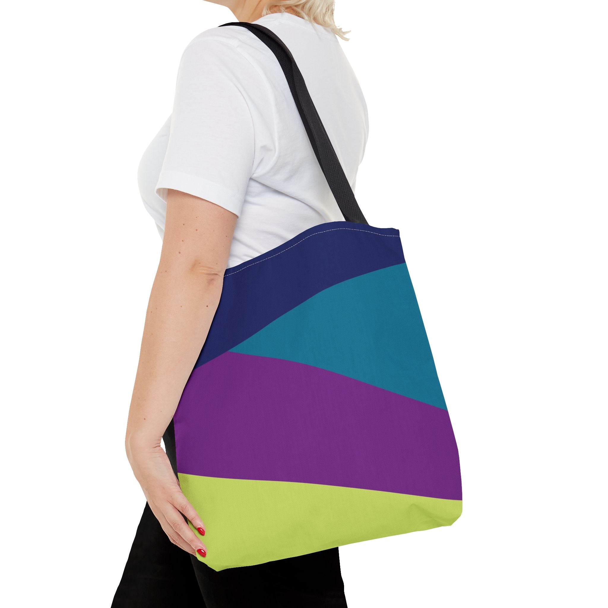 Colorblock Tote Bag