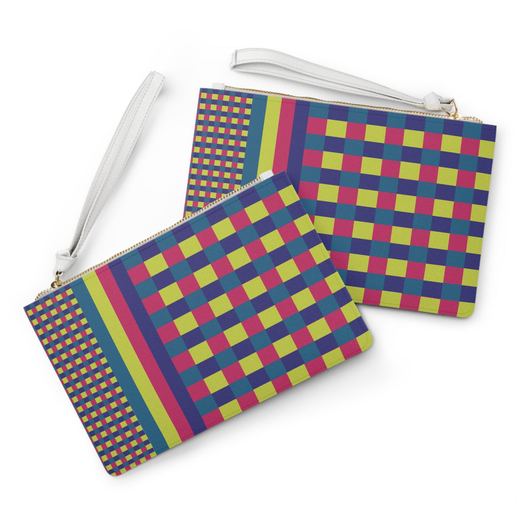 Colorblock Clutch Bag