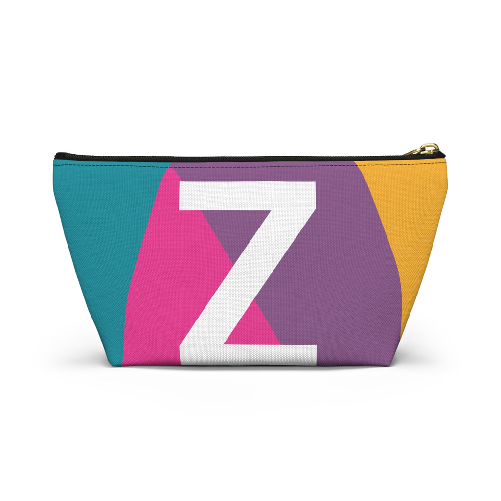Colorblock Accessory Pouch — Monogram Z T-Bottom Cosmetic Bag