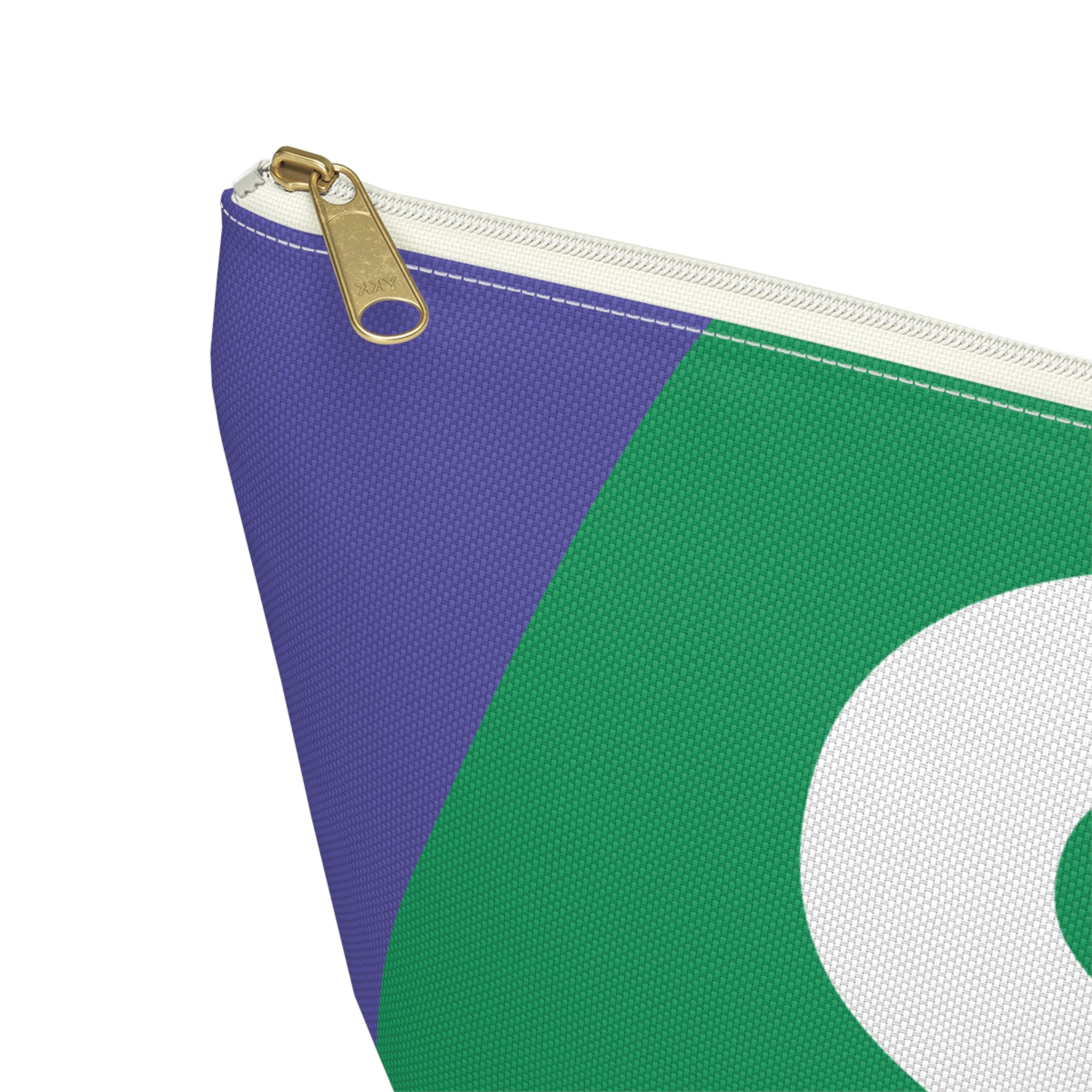 Initials Colorblock Accessory Pouch — Monogram S T-Bottom Cosmetic Bag