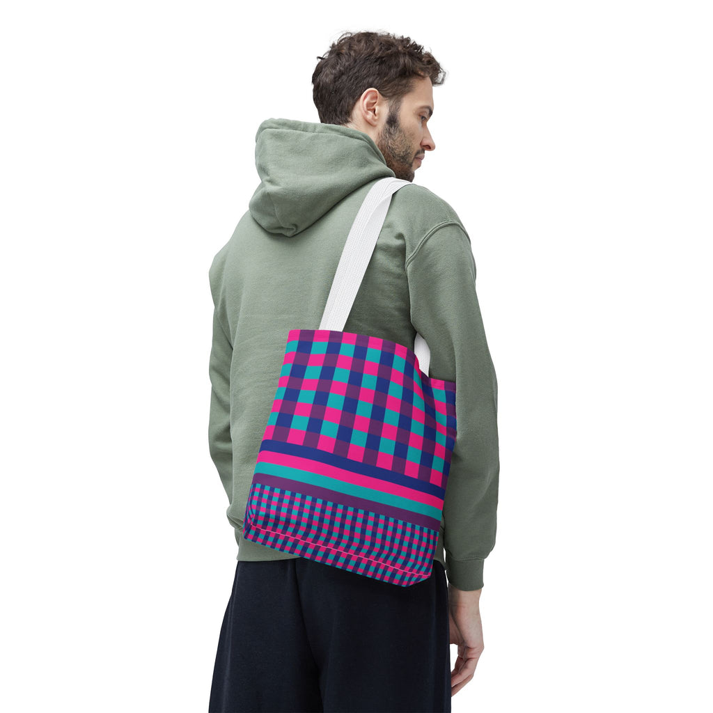 Colorblock Tote Bag