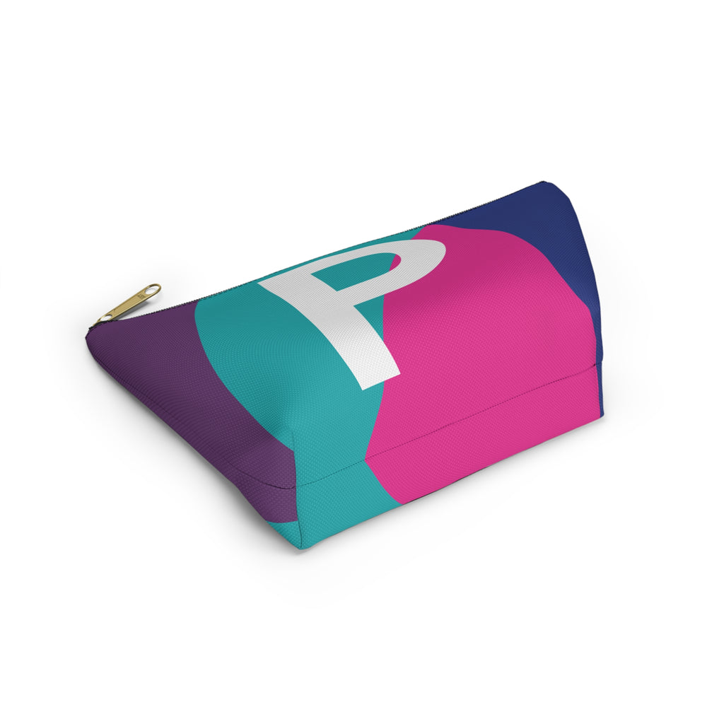 Colorblock Accessory Pouch — Monogram P T-Bottom Cosmetic Bag