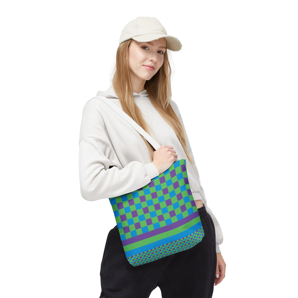 Colorblock Tote Bag