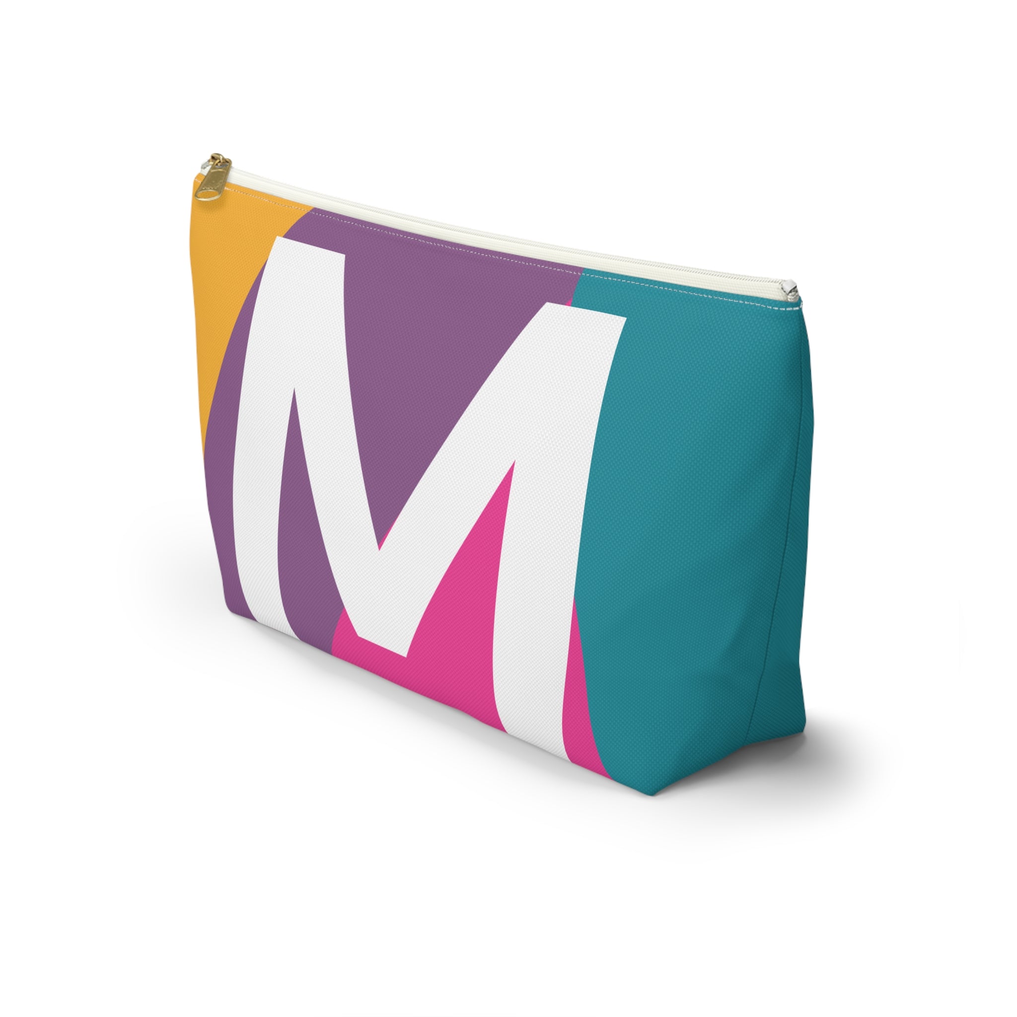 Colorblock Accessory Pouch — Monogram M T-Bottom Cosmetic Bag