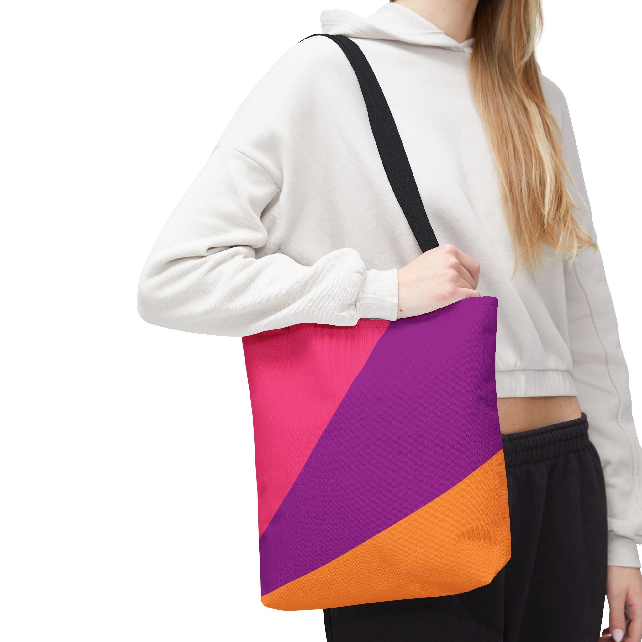 Colorblock Tote Bag