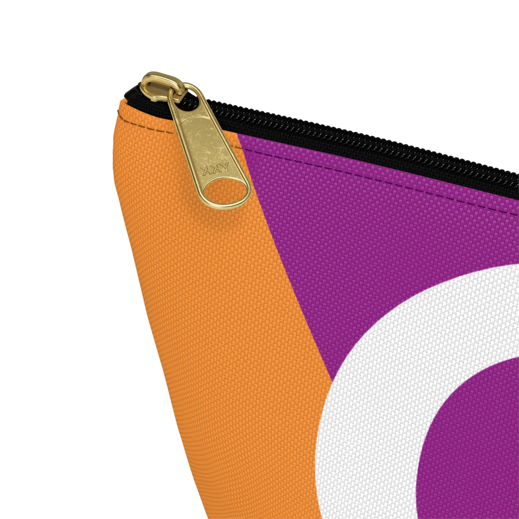 Colorblock Accessory Pouch — Monogram O T-Bottom Cosmetic Bag