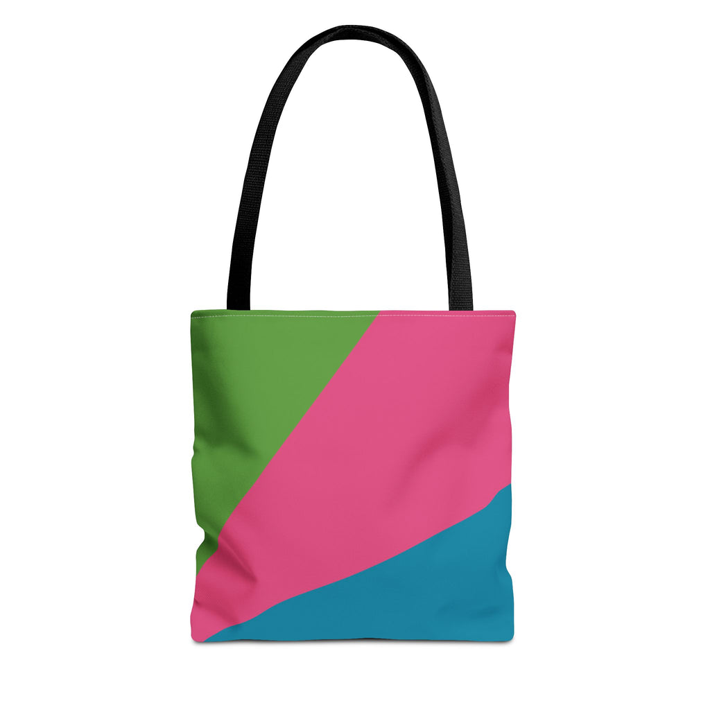 Colorblock Tote Bag