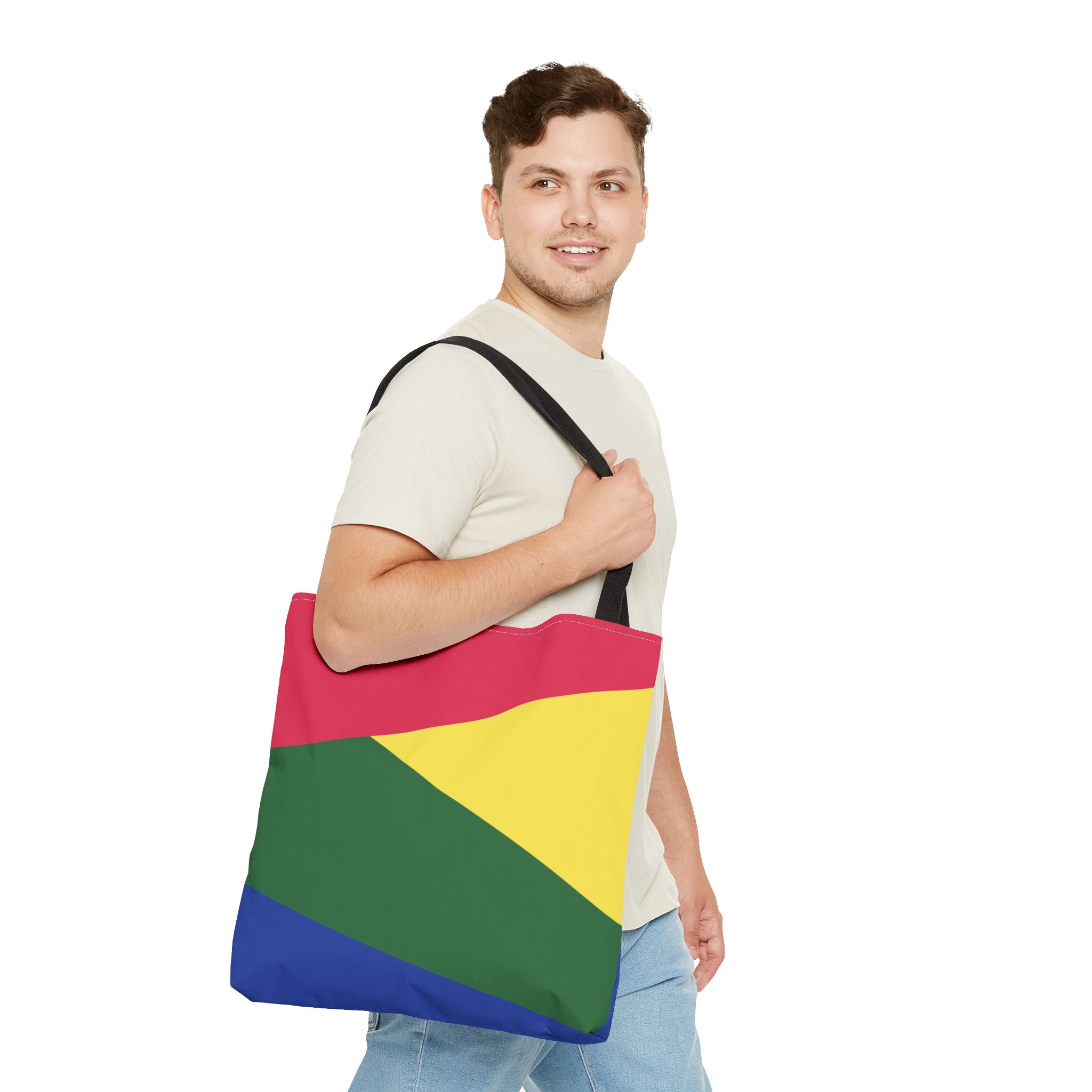 Colorblock Tote Bag