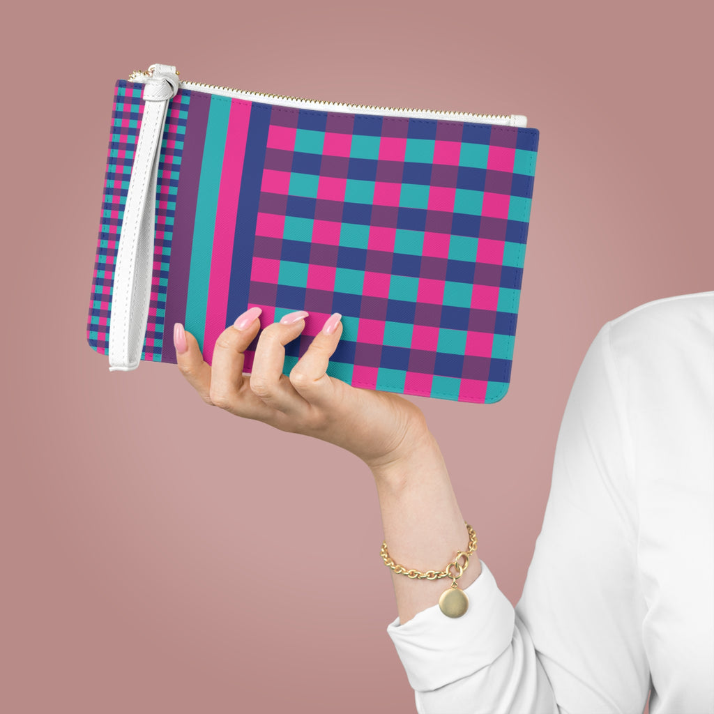 Colorblock Clutch Bag