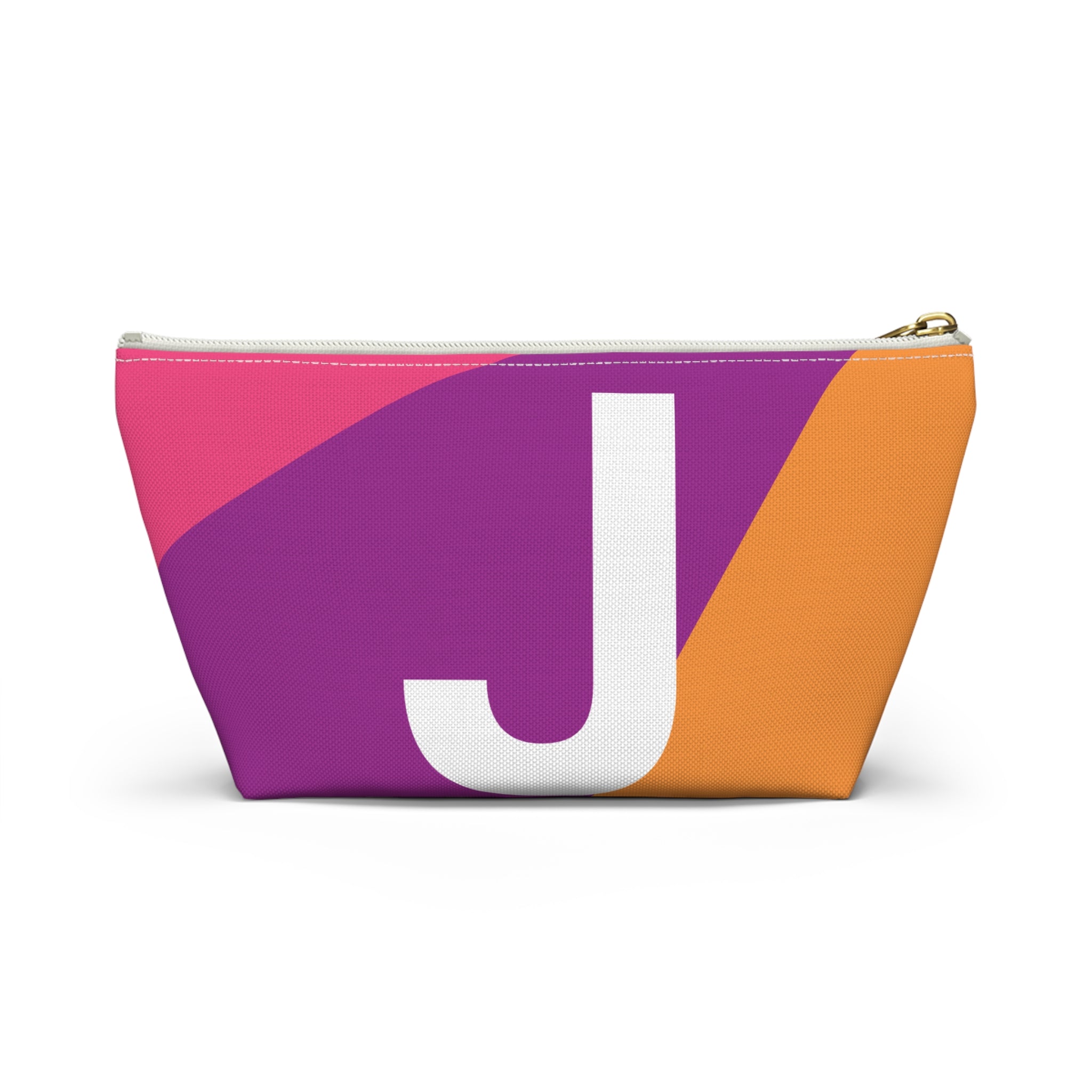 Colorblock Accessory Pouch — Monogram J T-Bottom Cosmetic Bag
