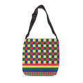 Colorblock Geometric Tote Bag