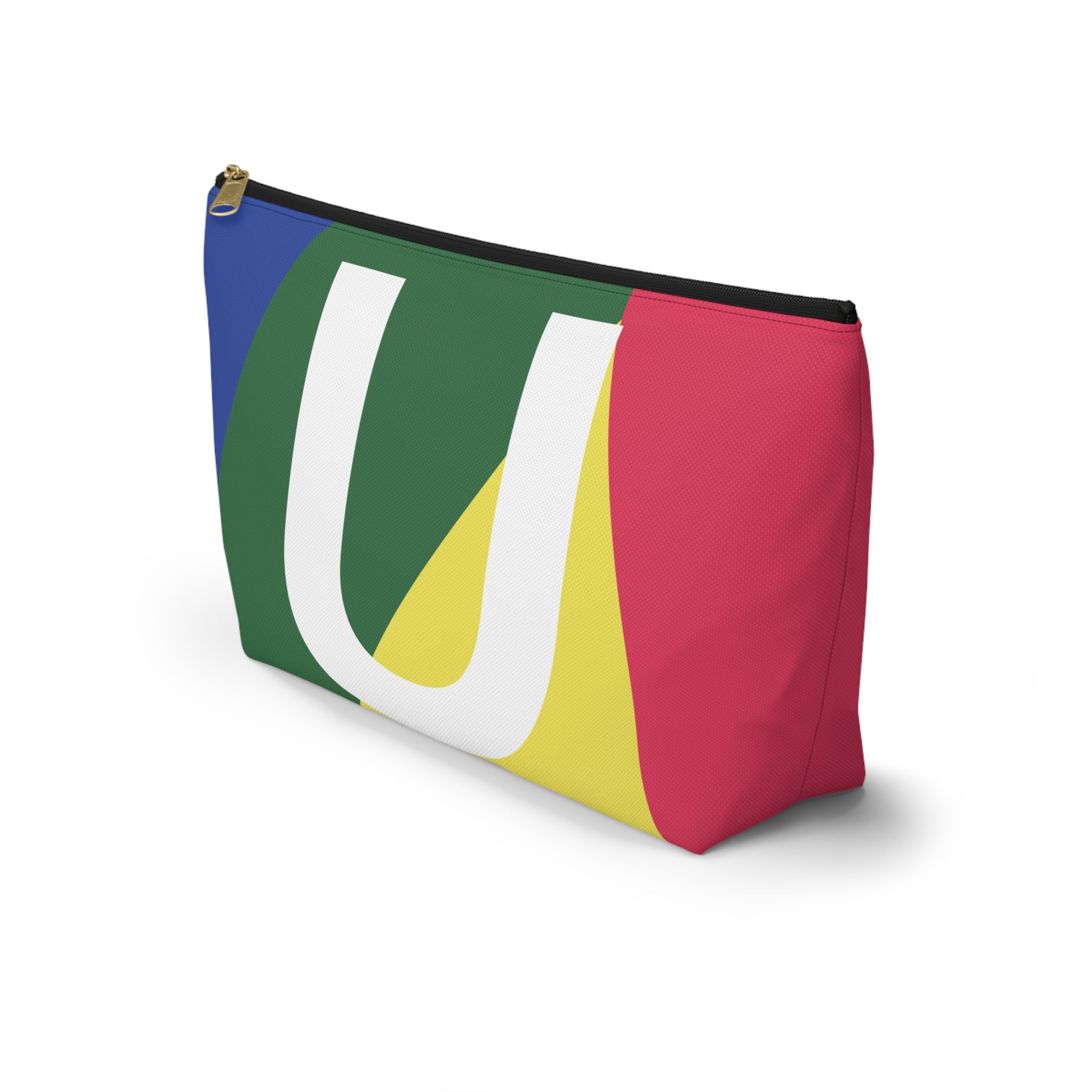Colorblock Accessory Pouch — Monogram U T-Bottom Cosmetic Bag