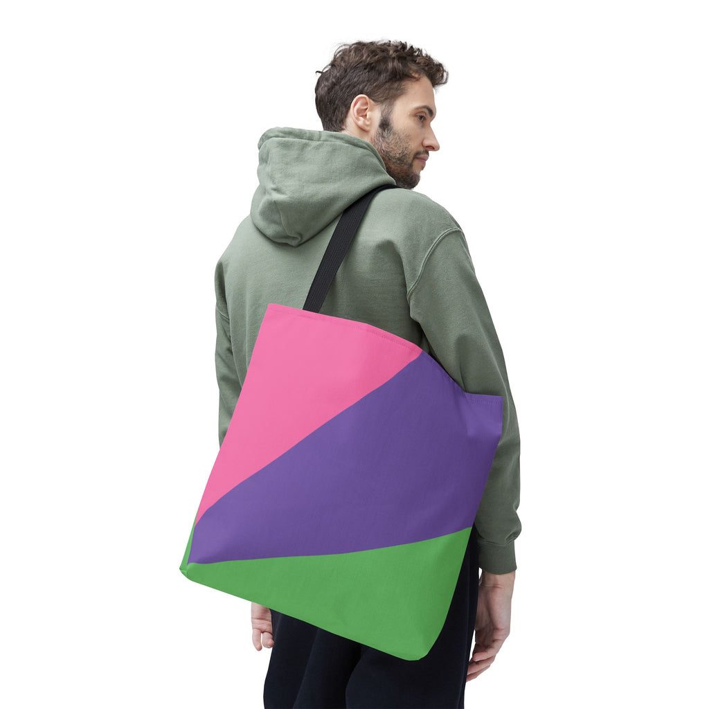 Colorblock Tote Bag