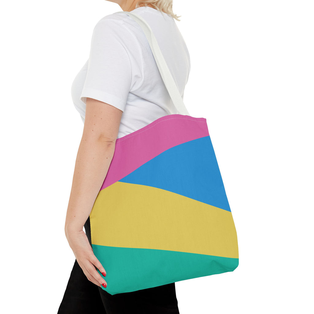 Colorblock Tote Bag