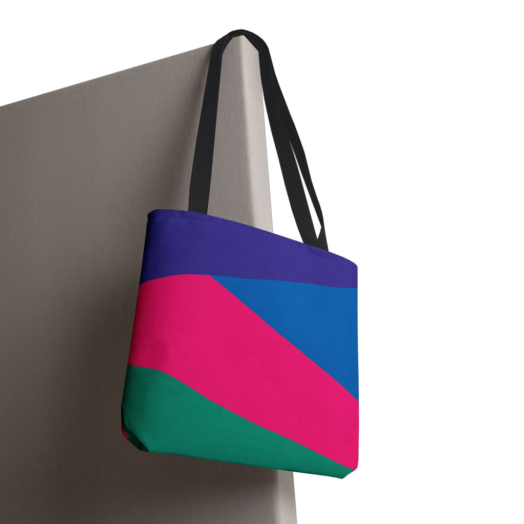 Colorblock Tote Bag