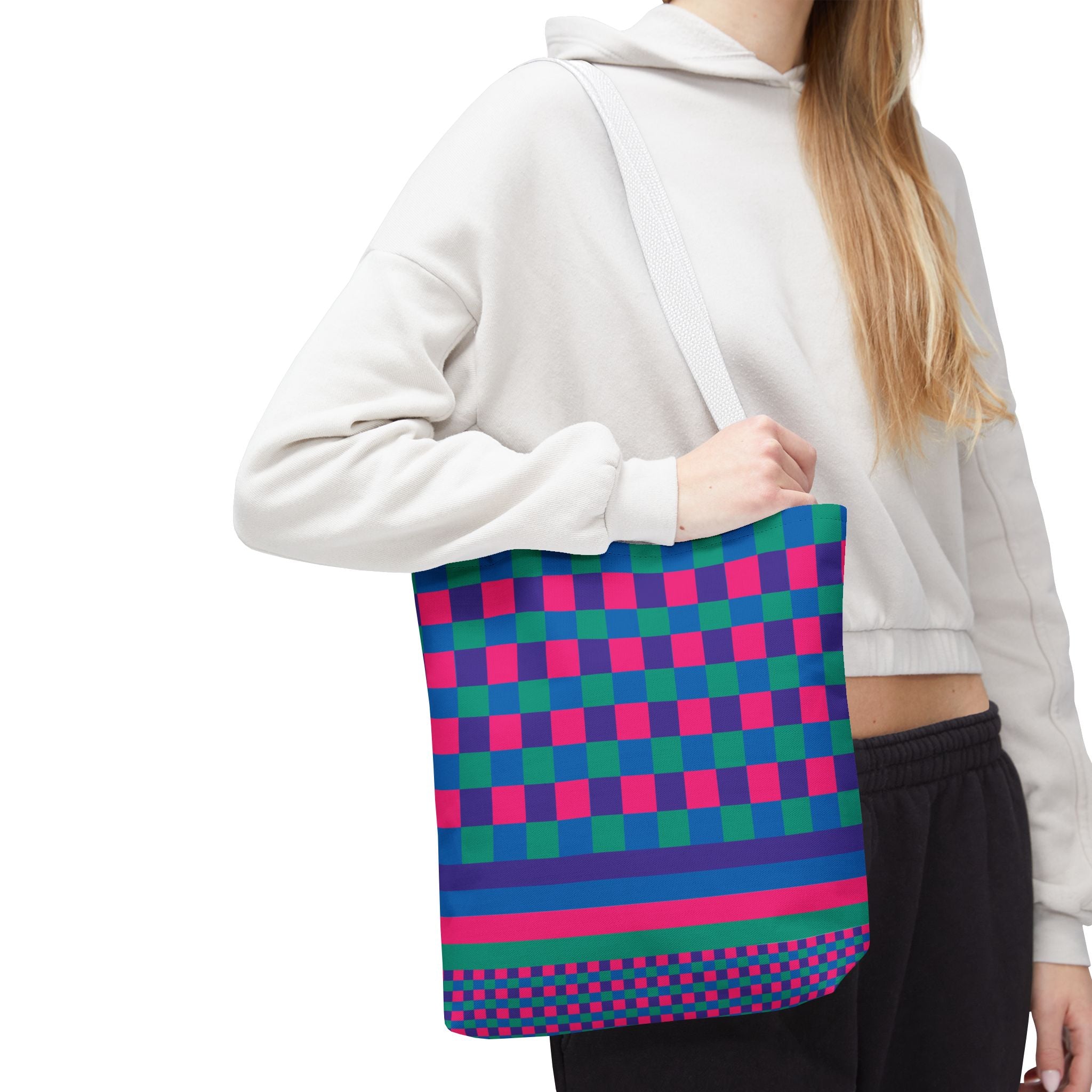 Colorblock Tote Bag