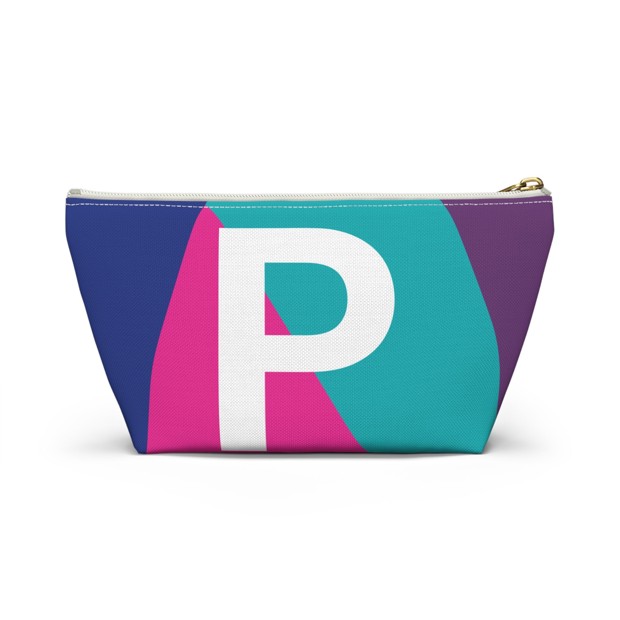 Colorblock Accessory Pouch — Monogram P T-Bottom Cosmetic Bag