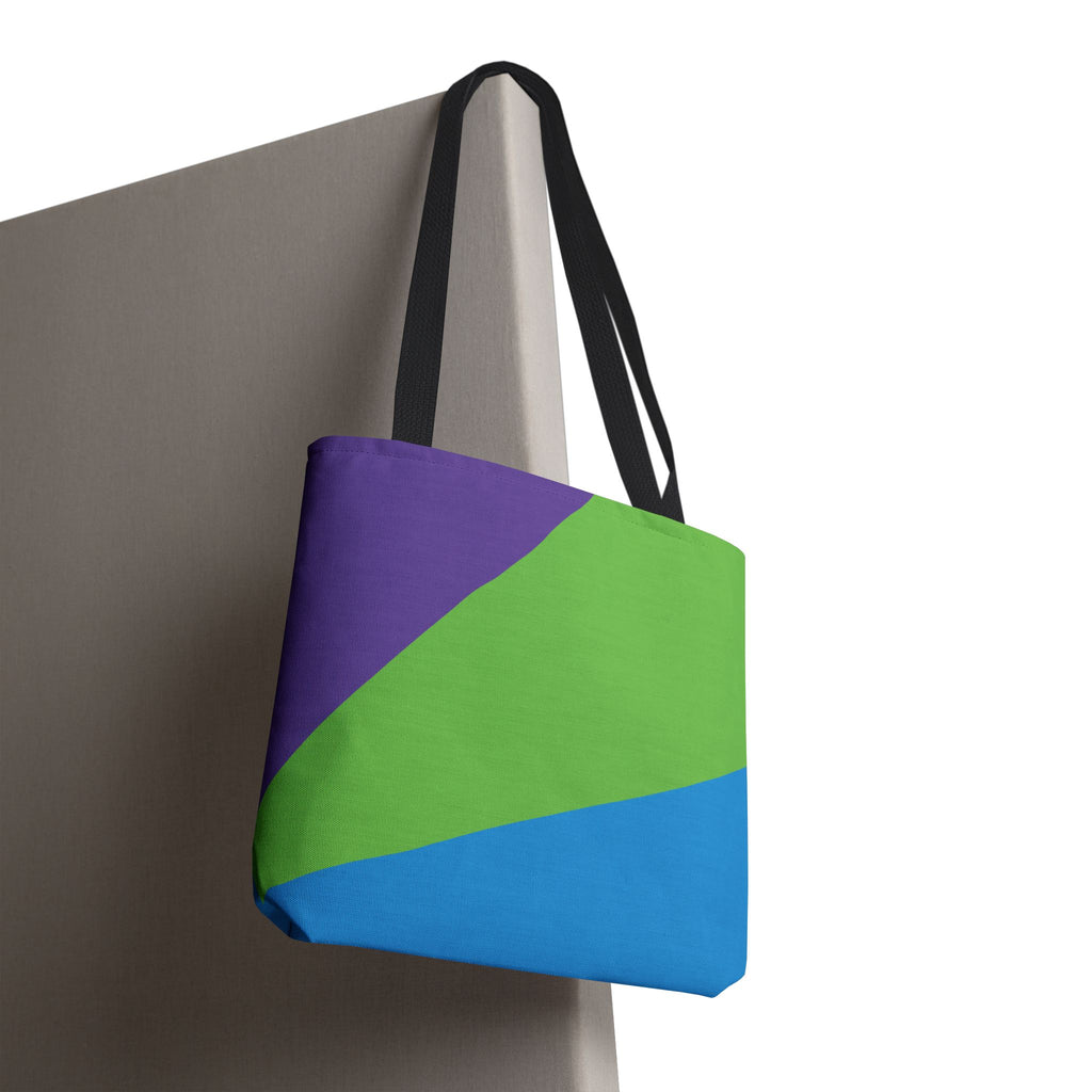 Colorblock Tote Bag