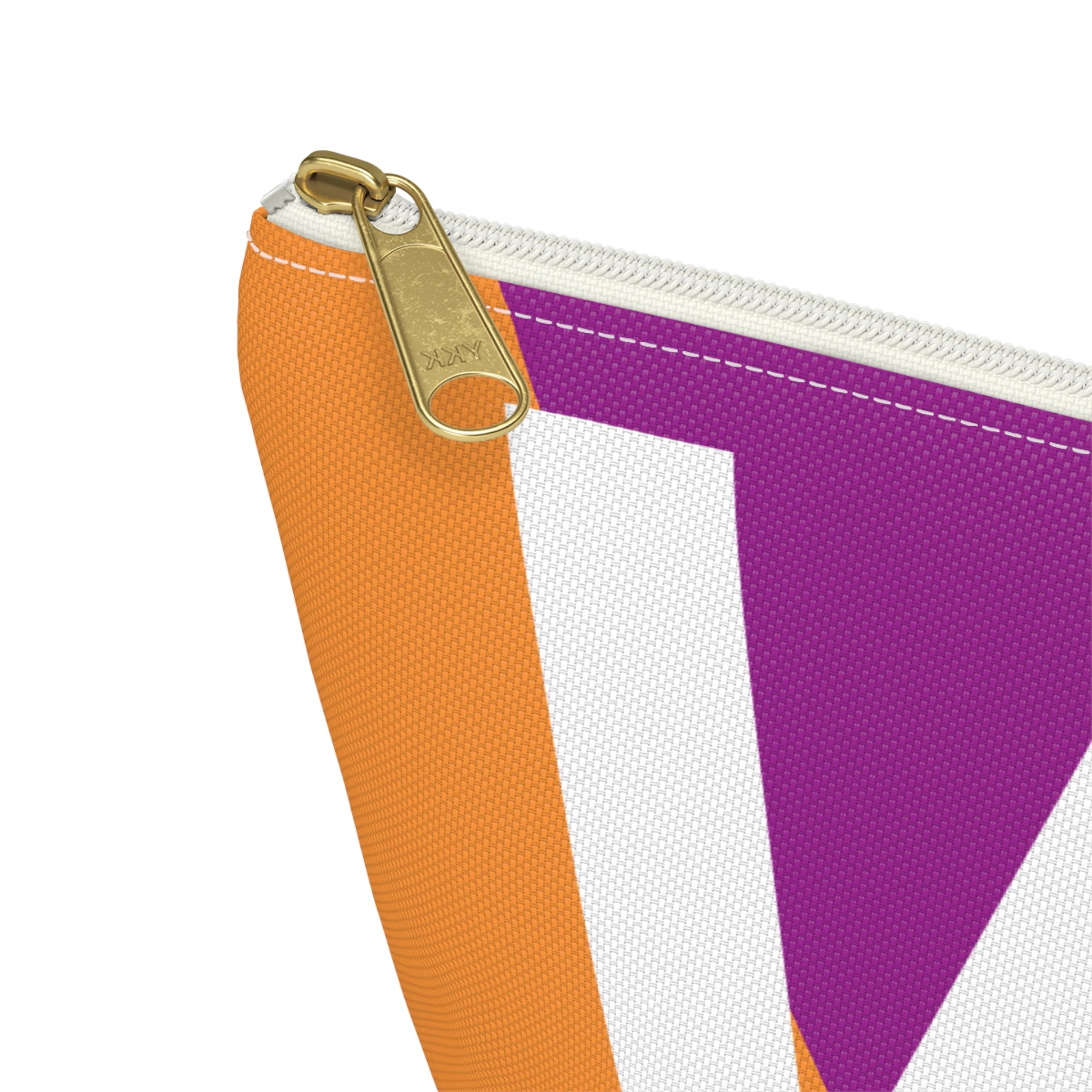 Colorblock Accessory Pouch — Monogram W T-Bottom Cosmetic Bag
