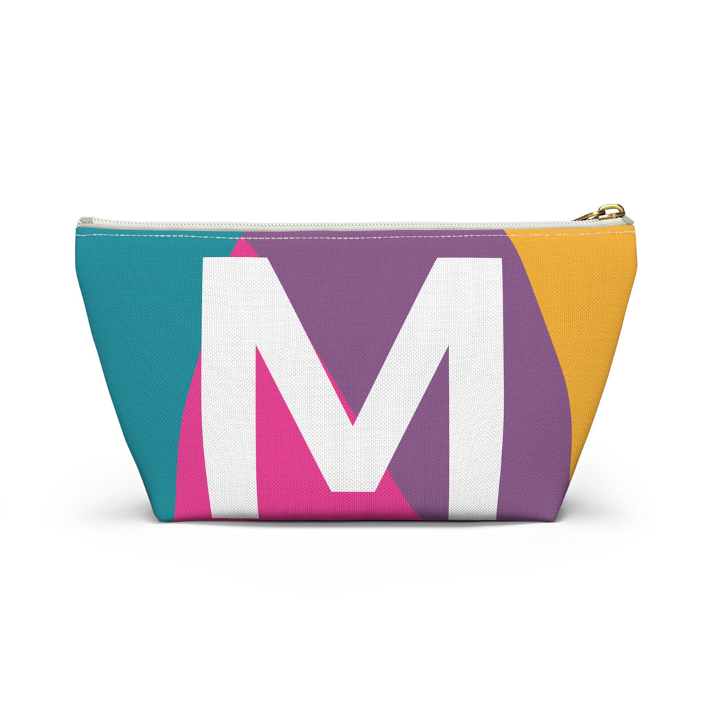 Colorblock Accessory Pouch — Monogram M T-Bottom Cosmetic Bag