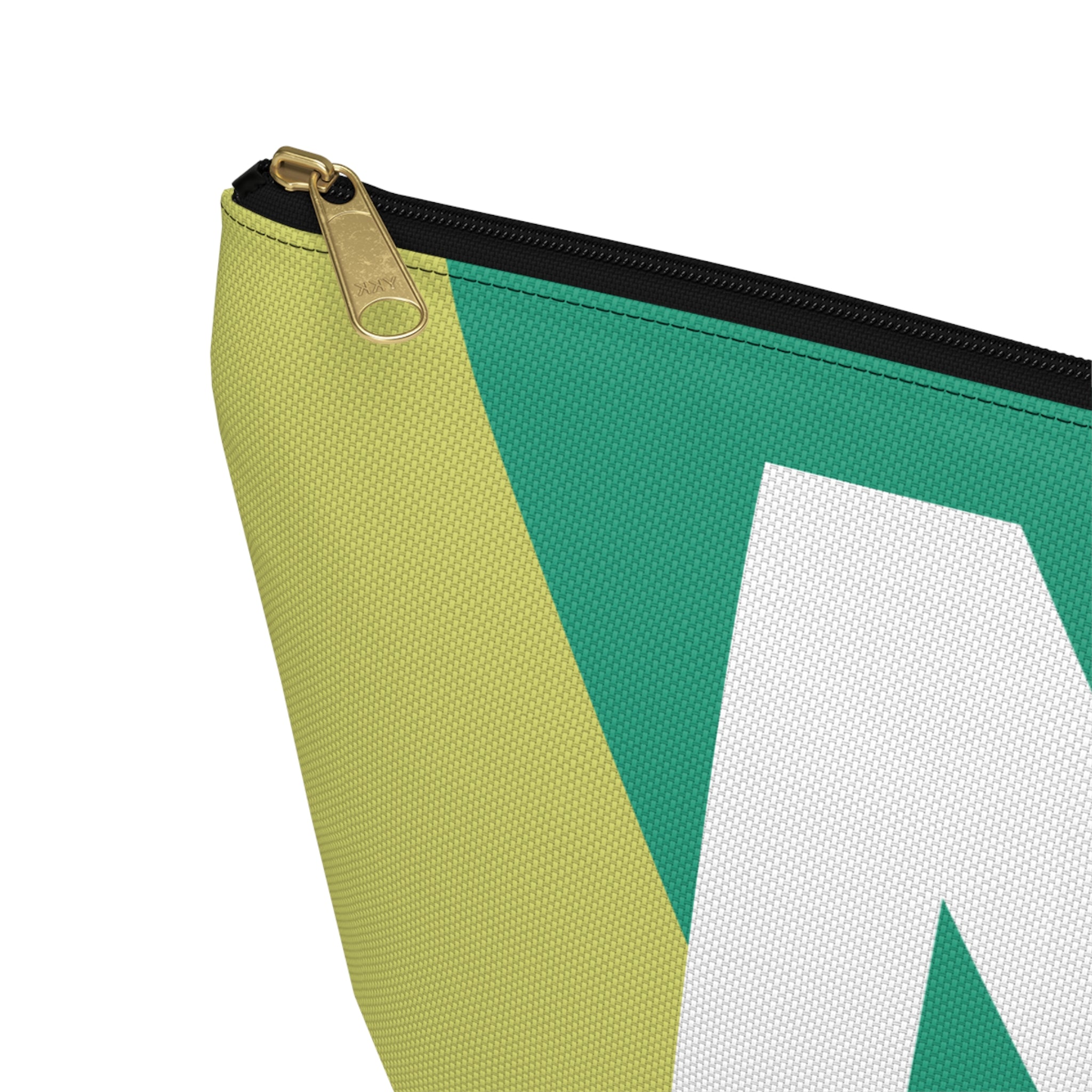 Initials Colorblock Accessory Pouch — Monogram N T-Bottom Cosmetic Bag