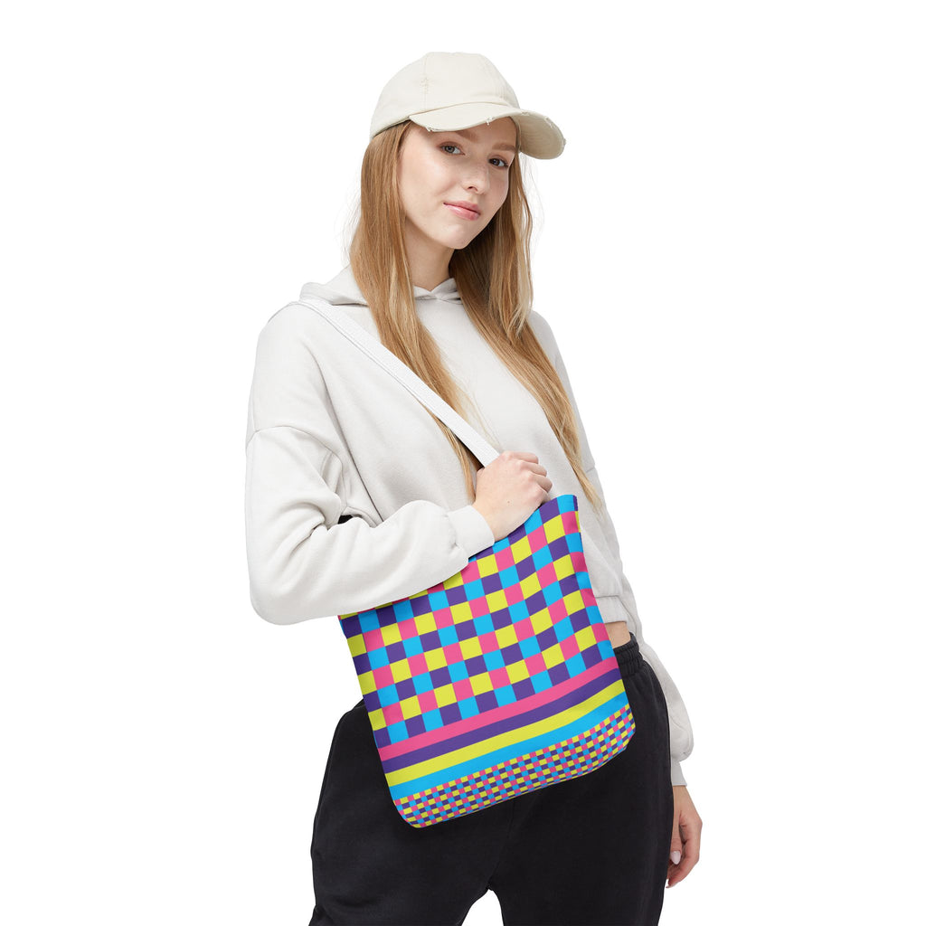 Colorblock Tote Bag