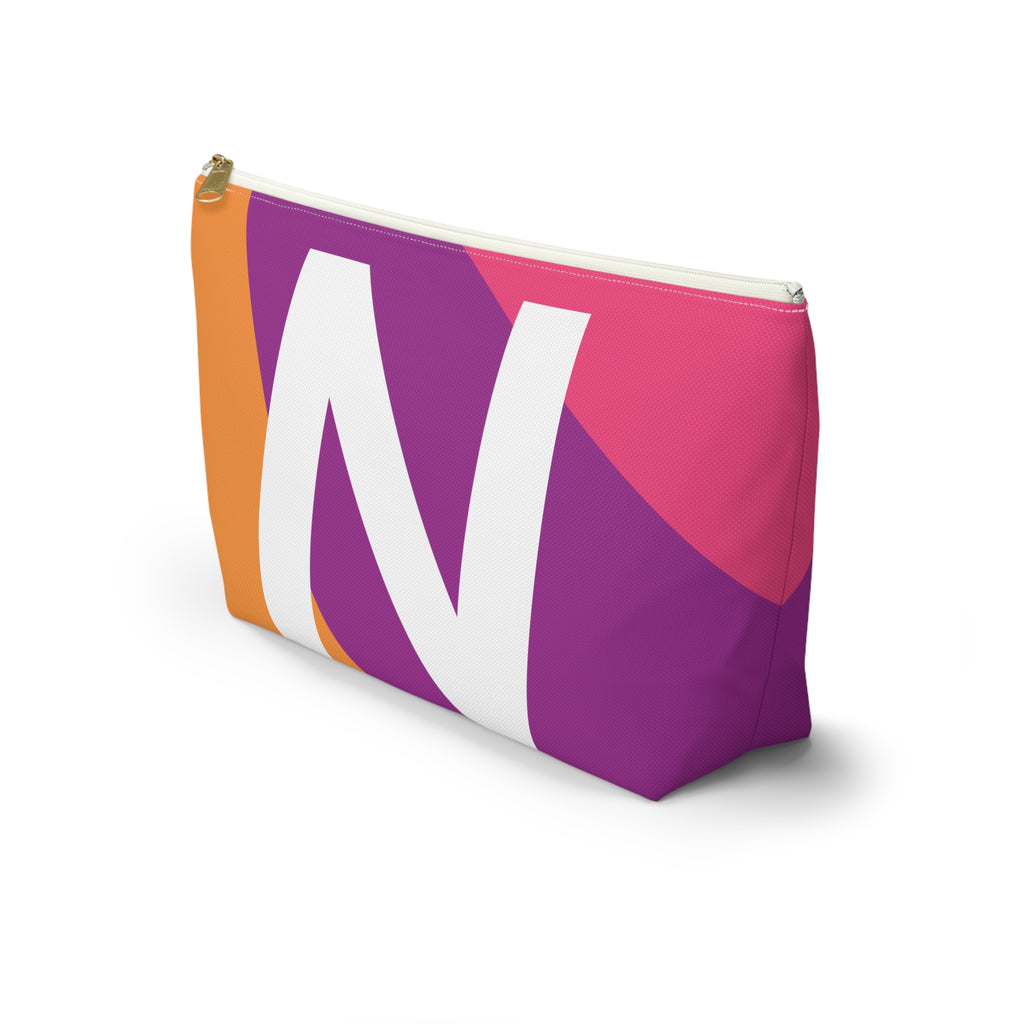 Colorblock Accessory Pouch — Monogram N T-Bottom Cosmetic Bag