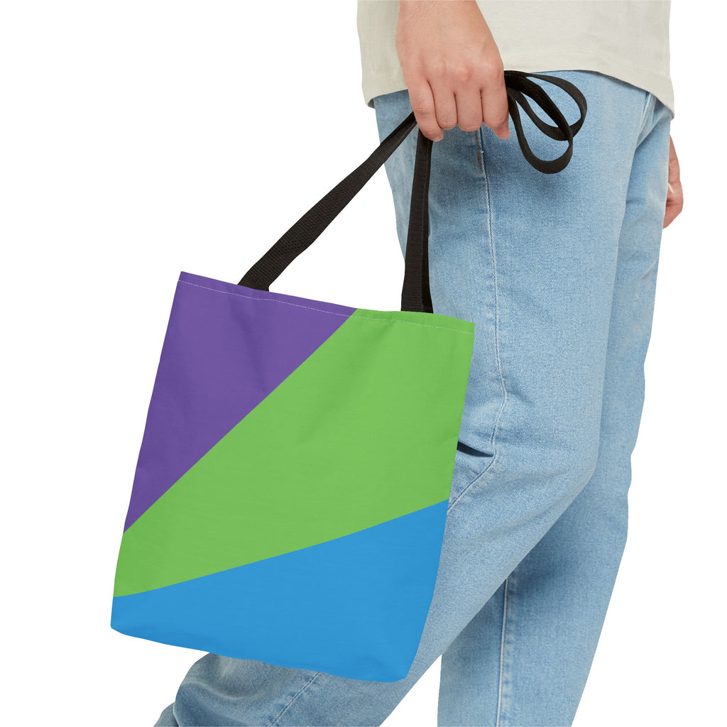 Colorblock Tote Bag
