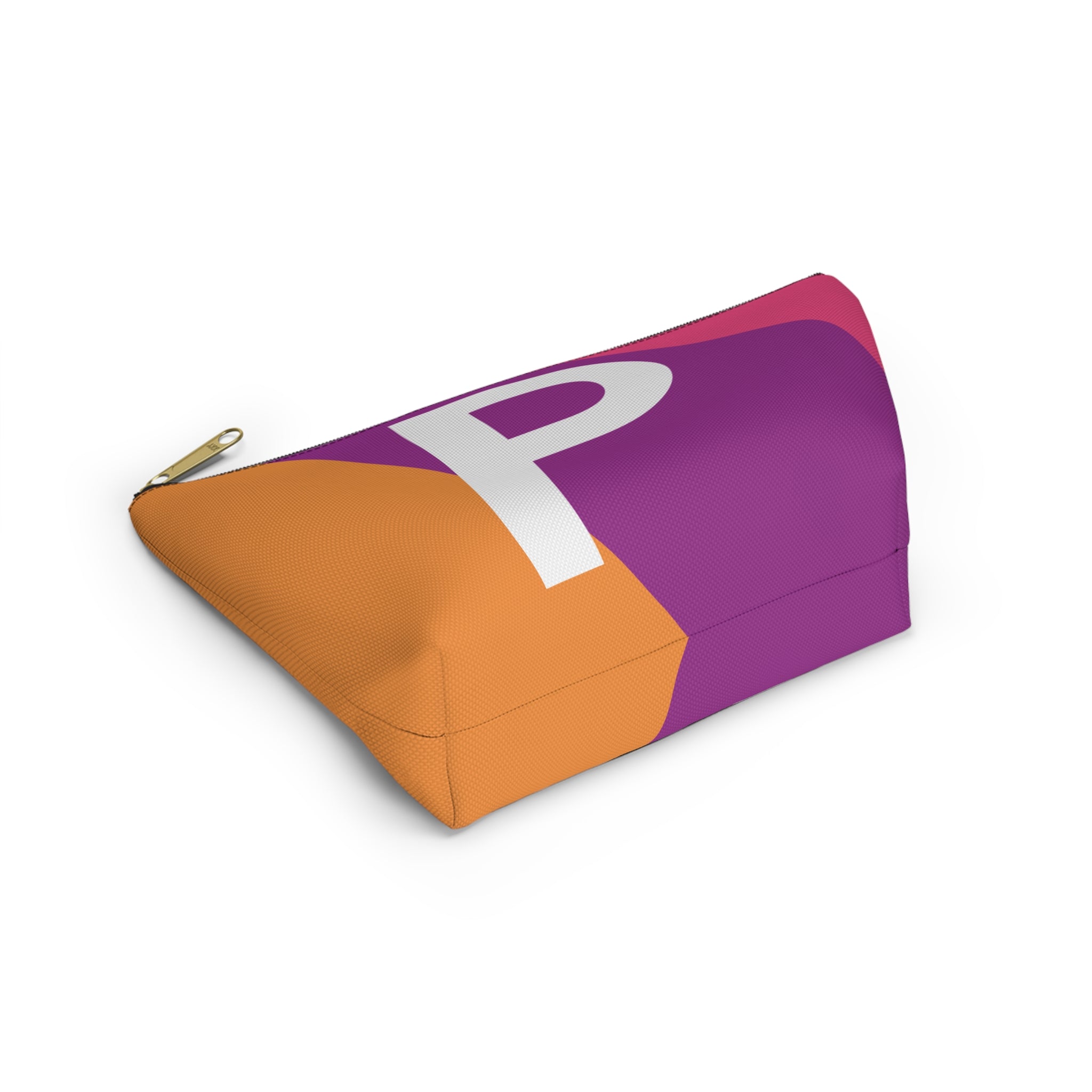 Colorblock Accessory Pouch — Monogram P T-Bottom Cosmetic Bag