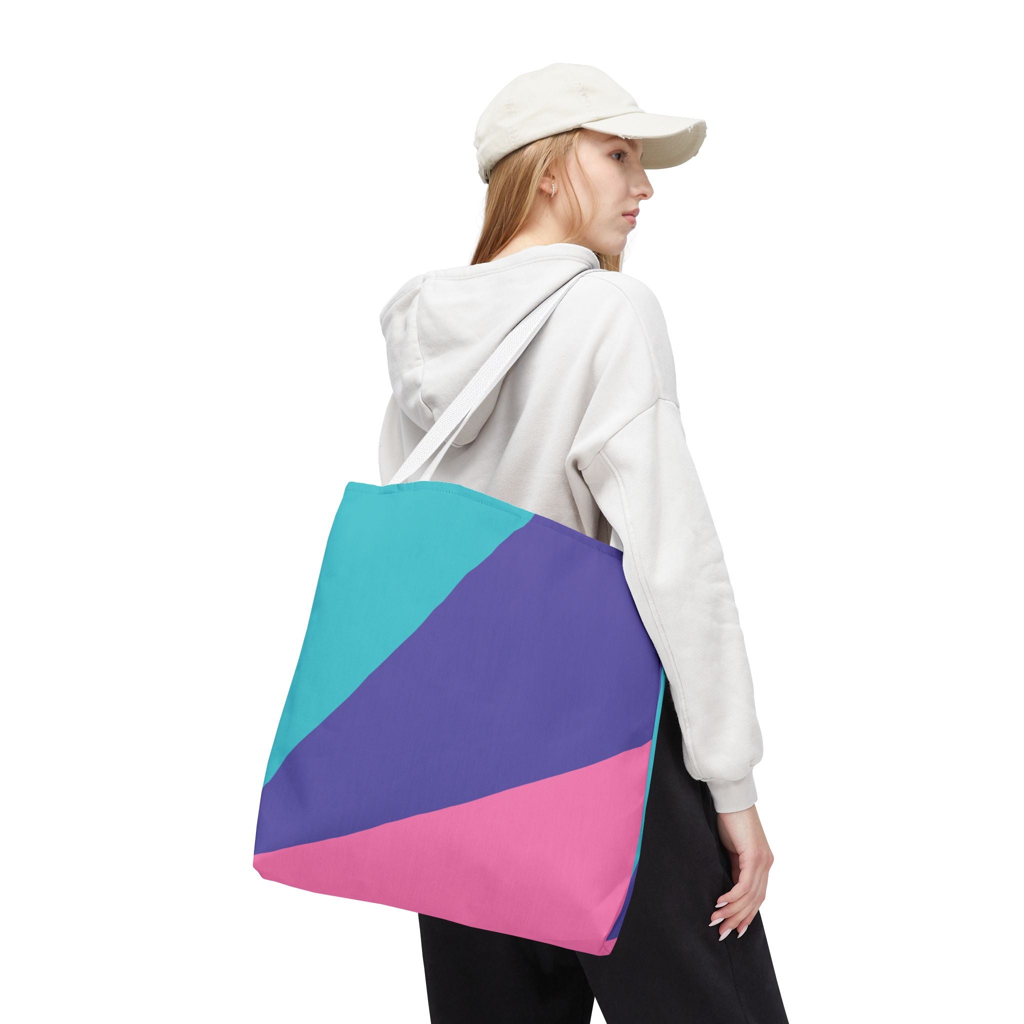 Colorblock Tote Bag