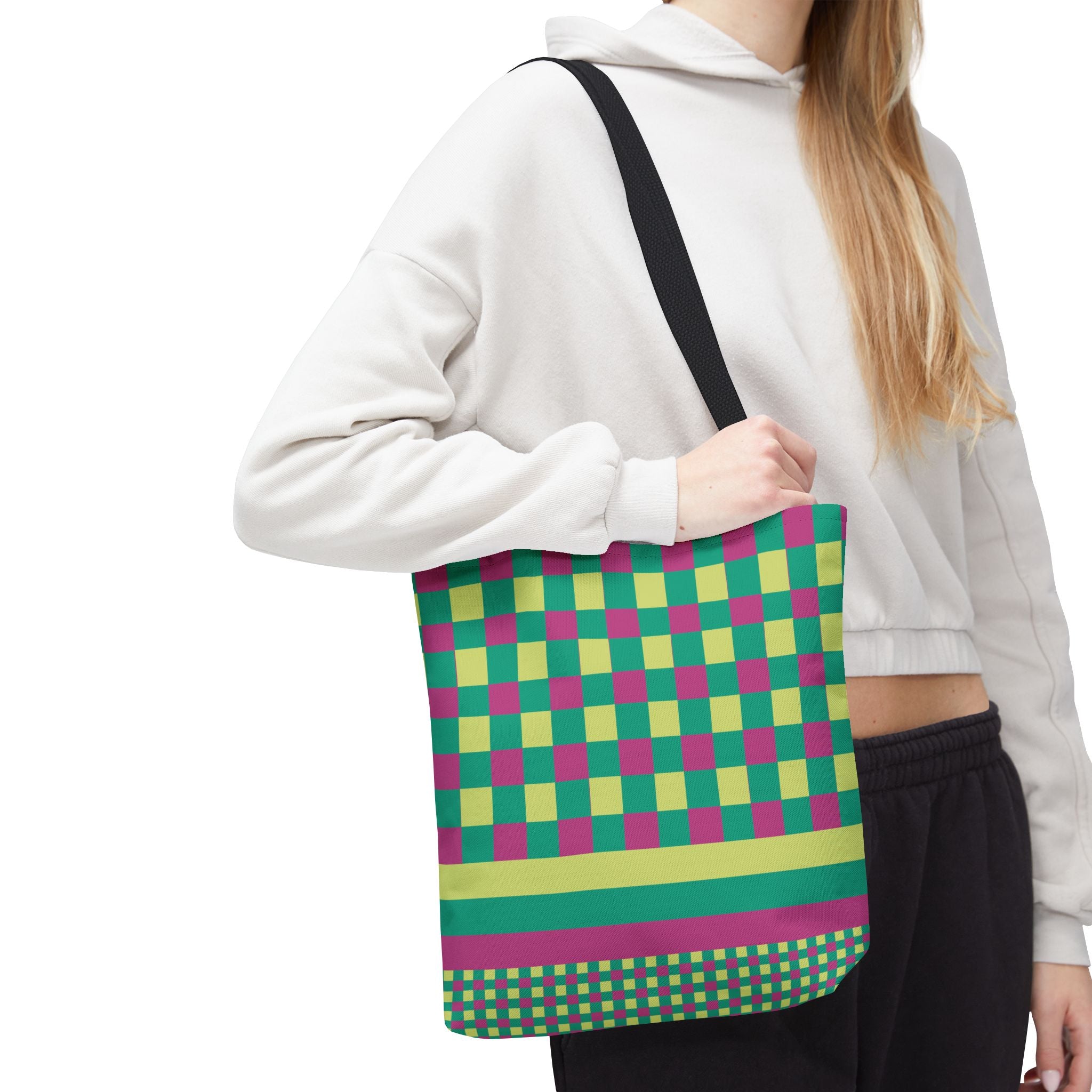 Colorblock Tote Bag