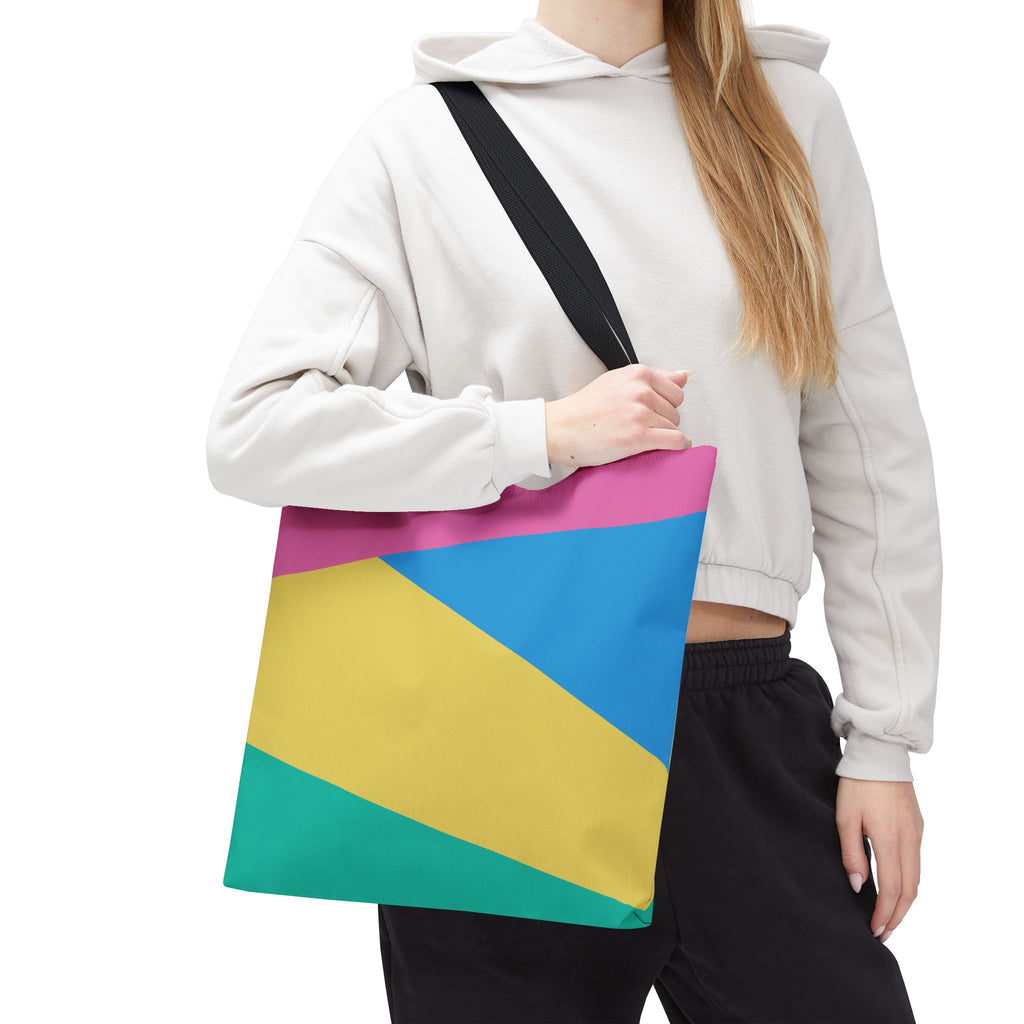 Colorblock Tote Bag