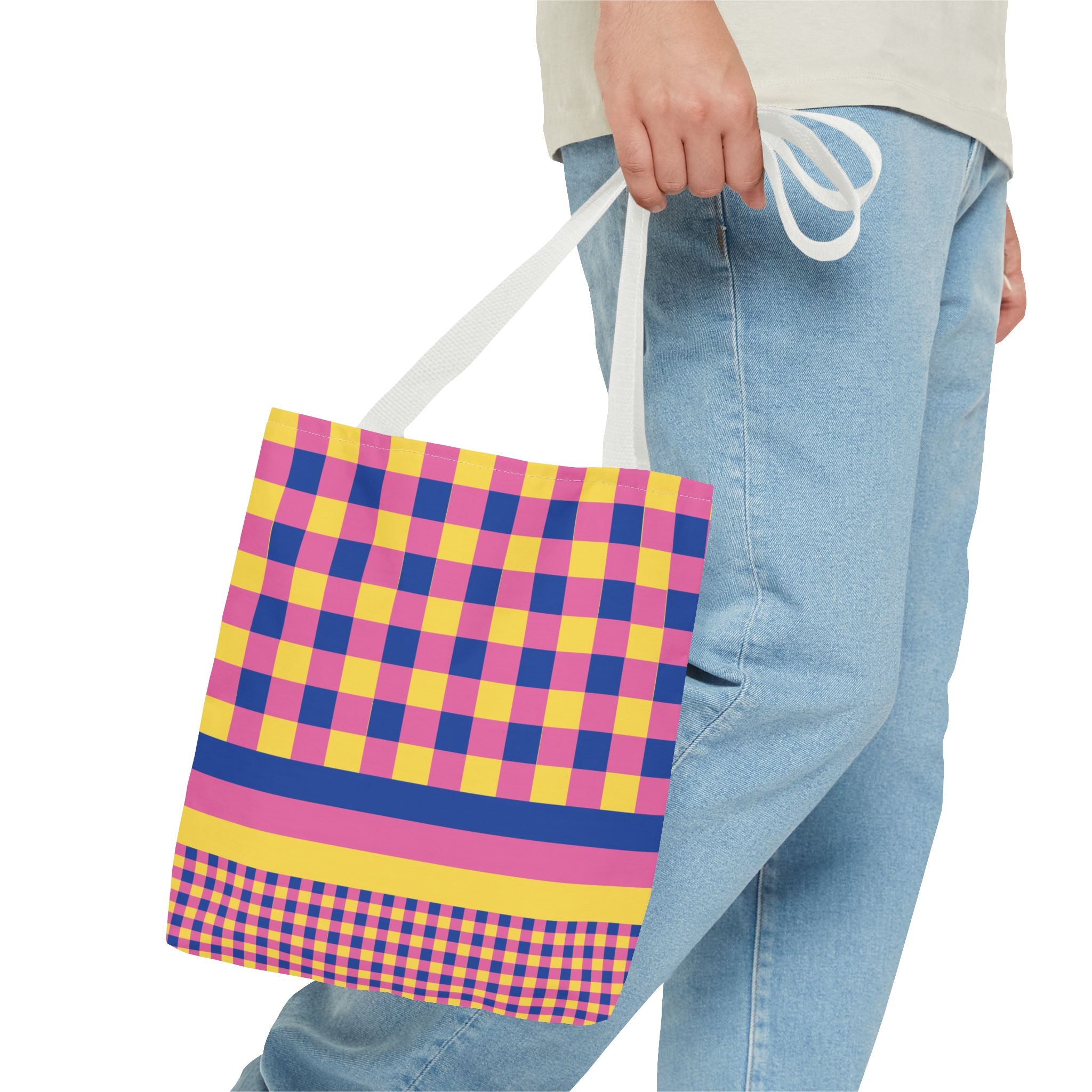 Colorblock Tote Bag