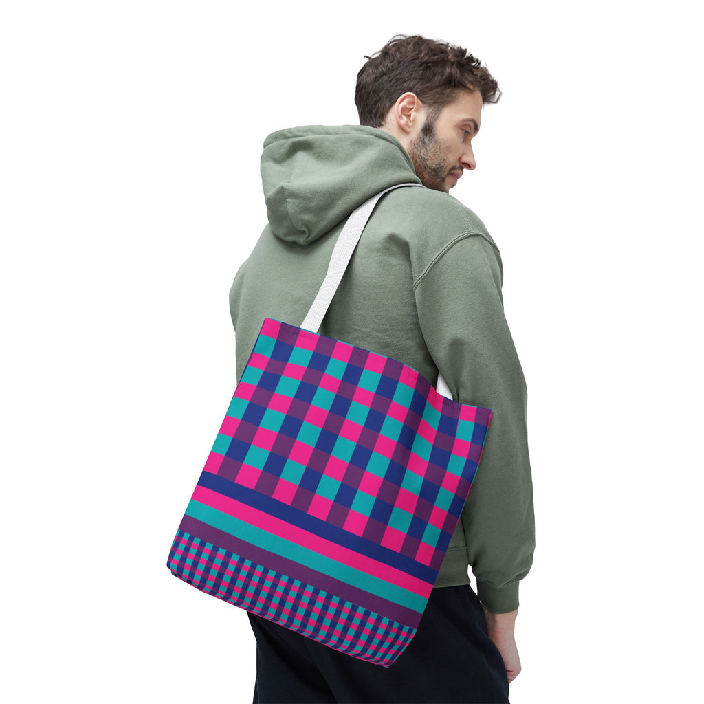 Colorblock Tote Bag