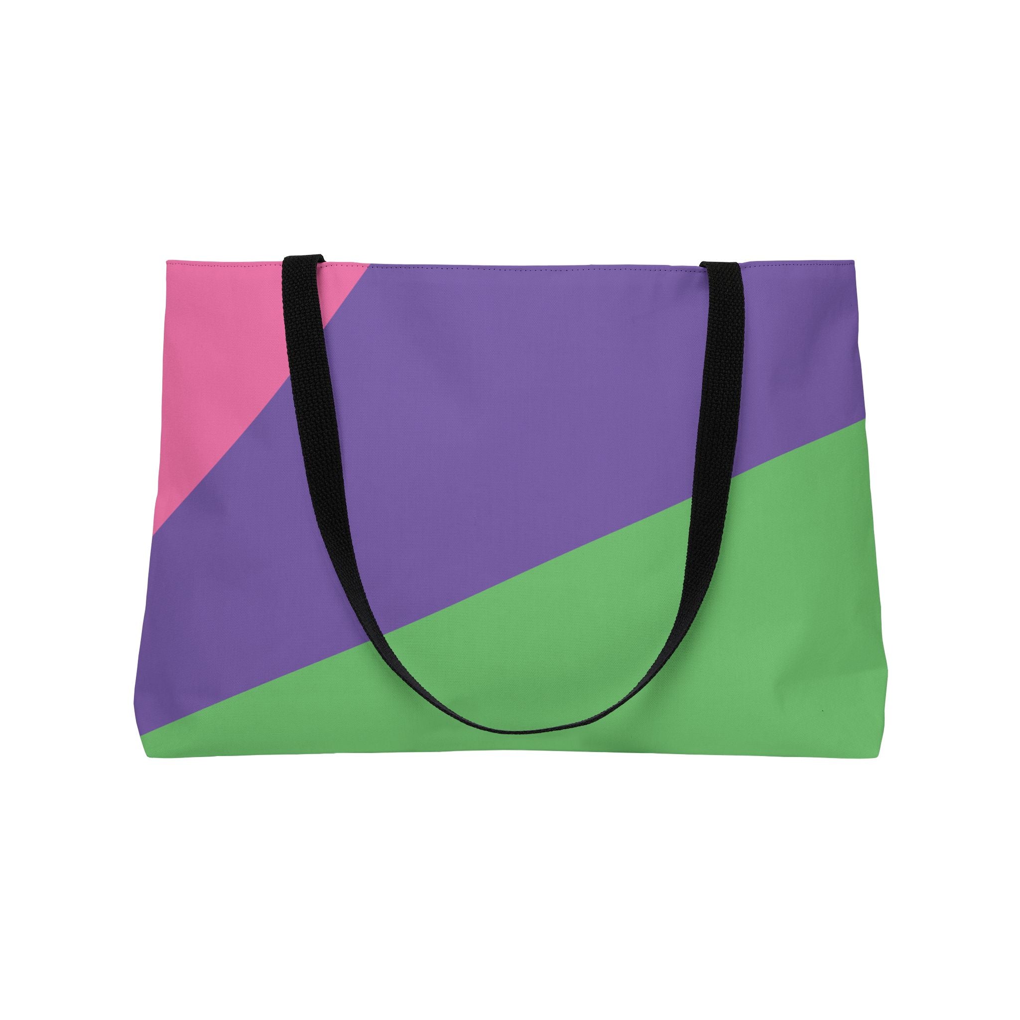 Colorblock Tote Bag