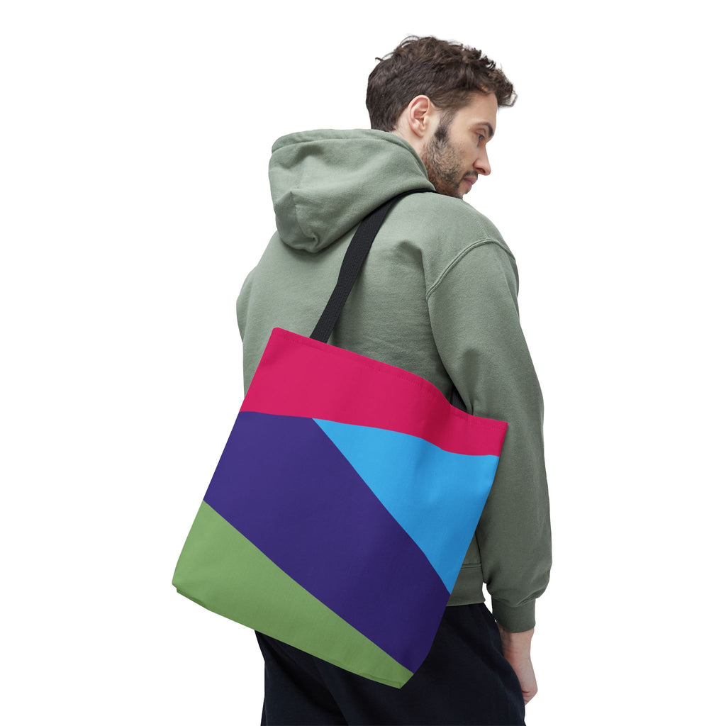Colorblock Tote Bag