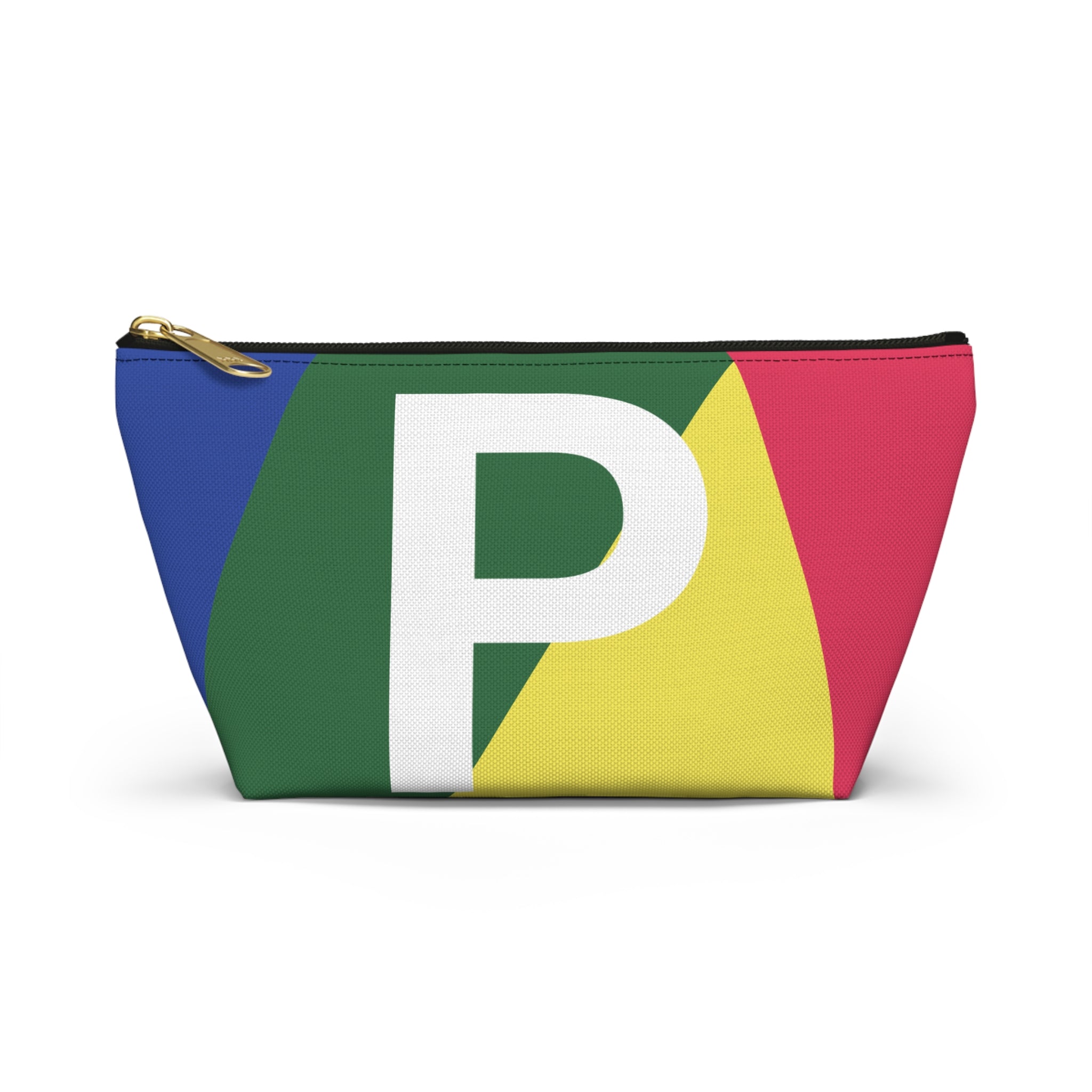 Colorblock Accessory Pouch — Monogram P T-Bottom Cosmetic Bag