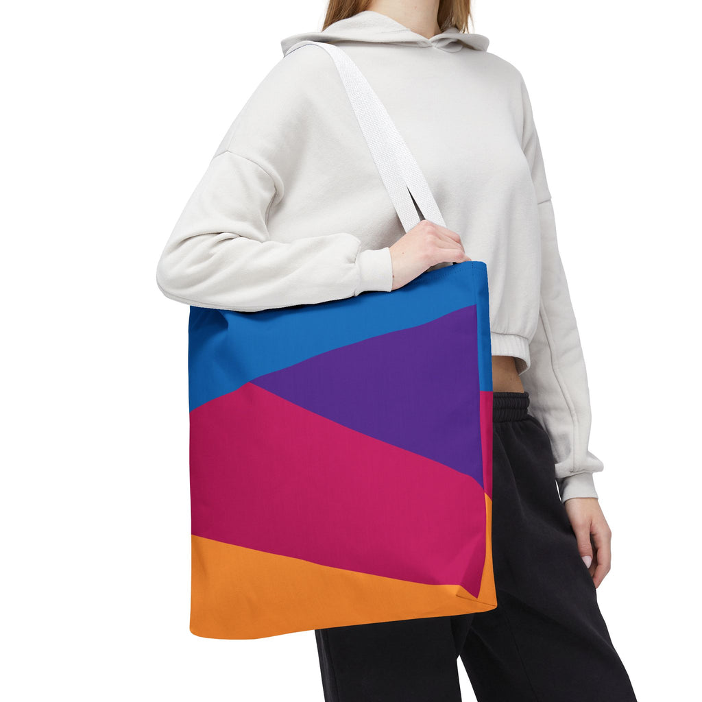 Colorblock Tote Bag