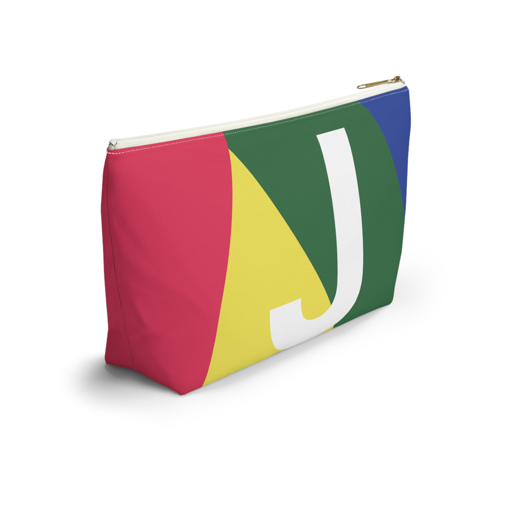 Colorblock Accessory Pouch — Monogram J T-Bottom Cosmetic Bag