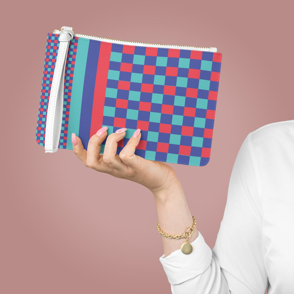Colorblock Clutch Bag