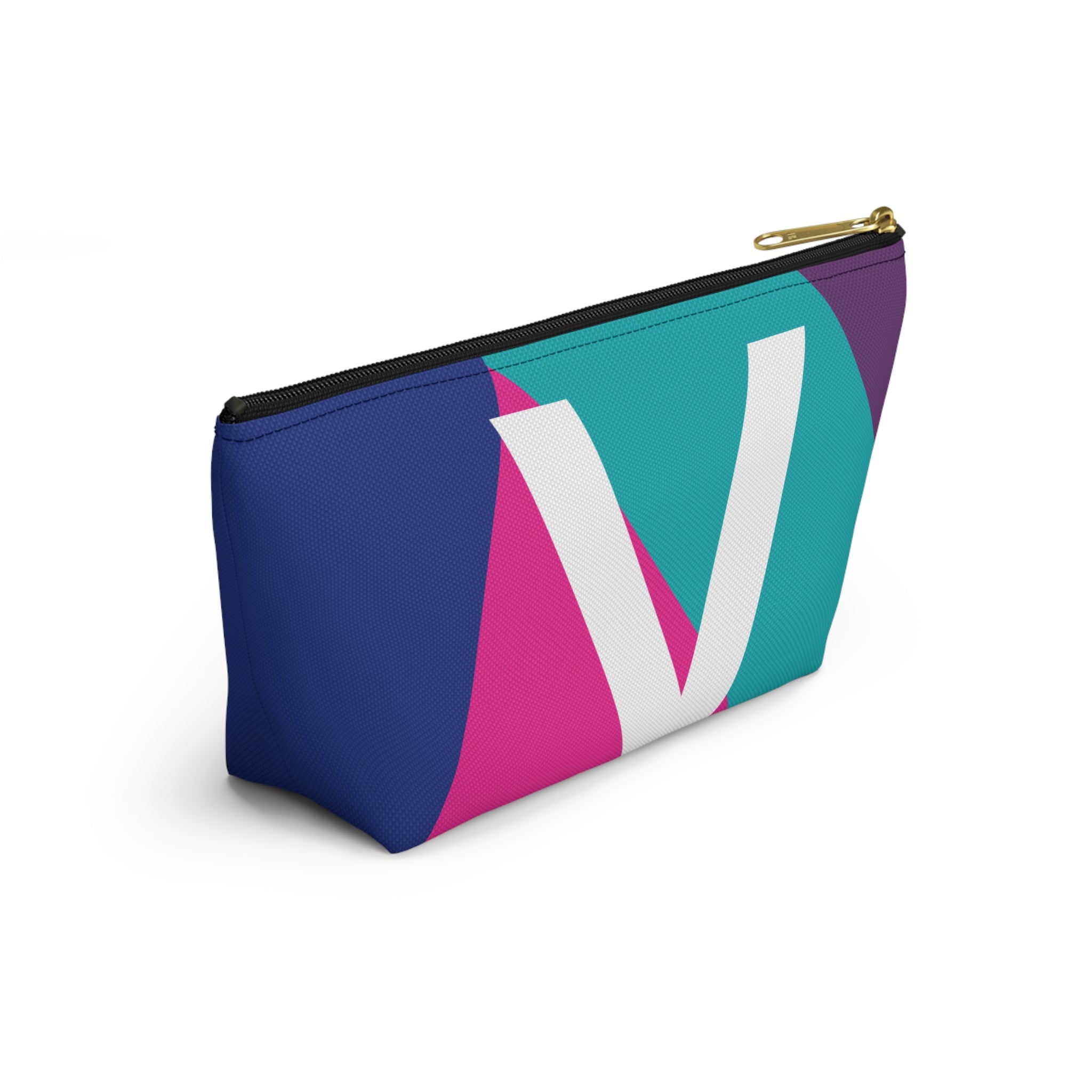 Colorblock Accessory Pouch — Monogram V T-Bottom Cosmetic Bag