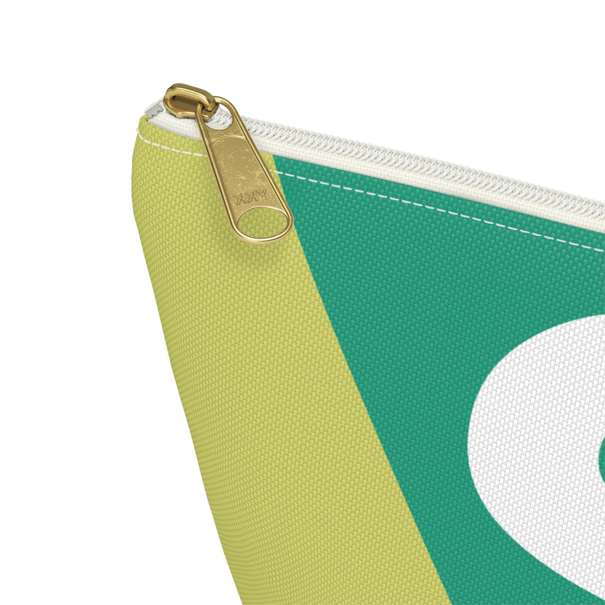 Initials Colorblock Accessory Pouch — Monogram S T-Bottom Cosmetic Bag