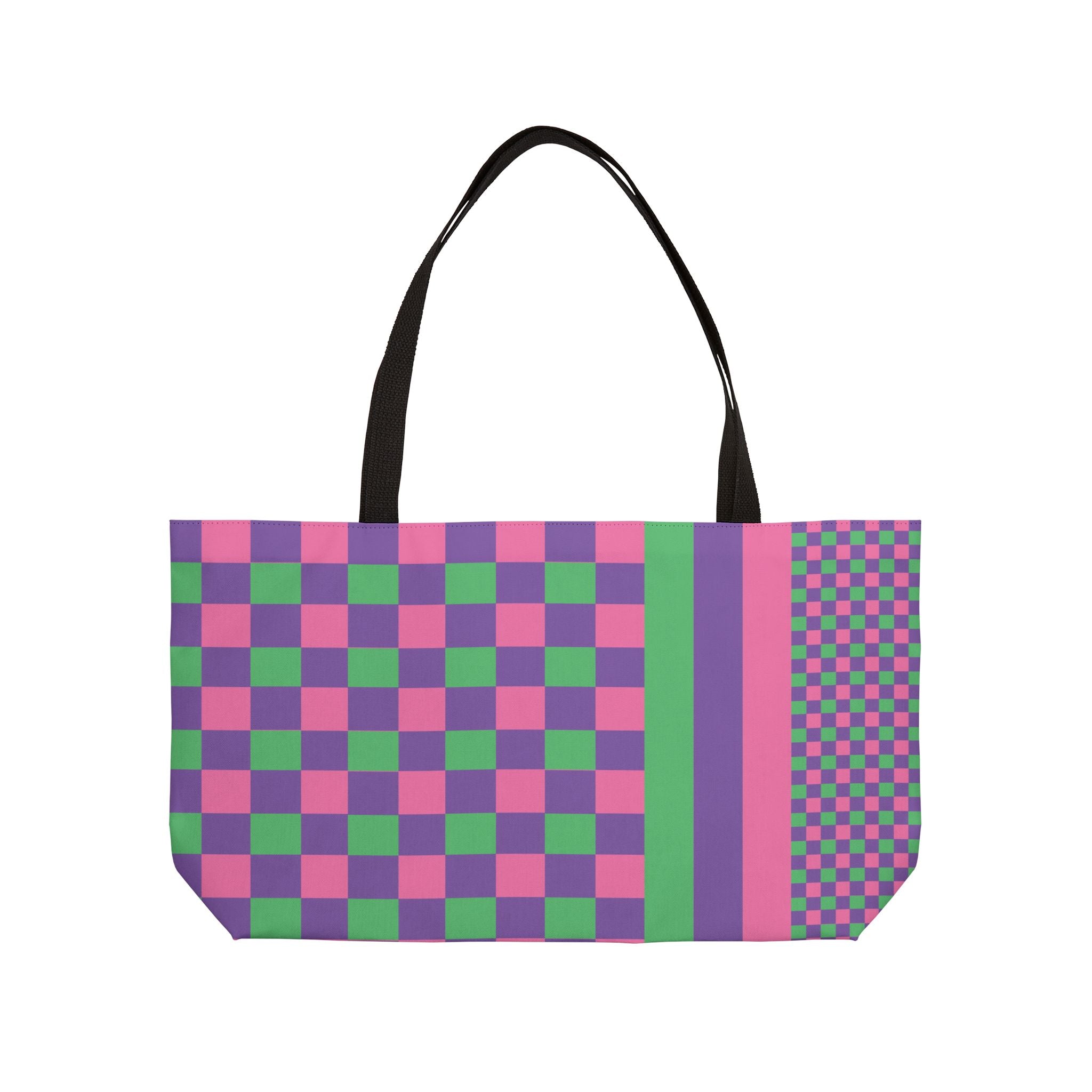 Colorblock Tote Bag